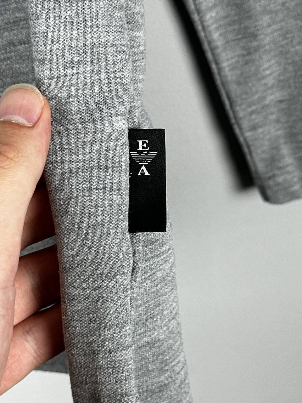Emporio Armani Emporio Armani Vintage Grey Luxury Long Sleeve Polo Size US L / EU 52-54 / 3 - 7 Thumbnail