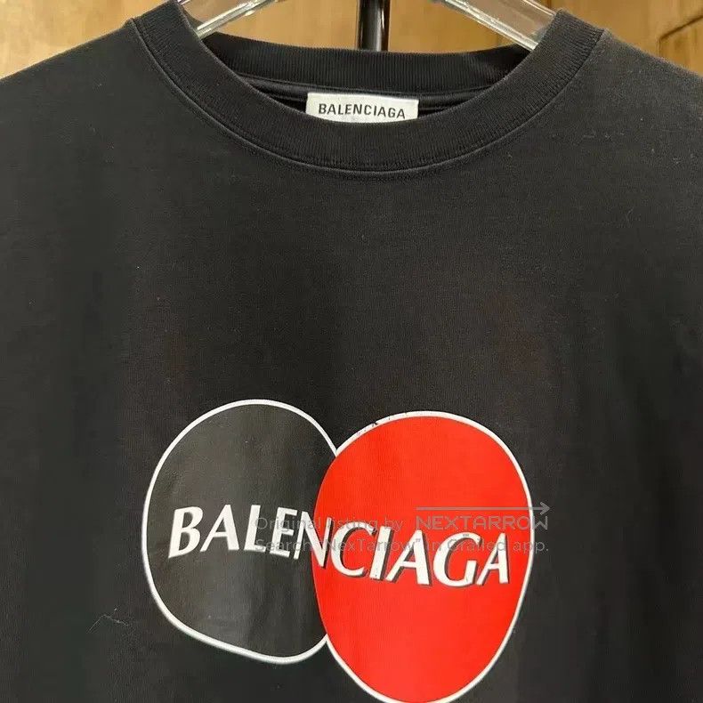 Other Balenciaga Black Mastercard logo short-sleeve Size US S / EU 44-46 / 1 - 4 Thumbnail