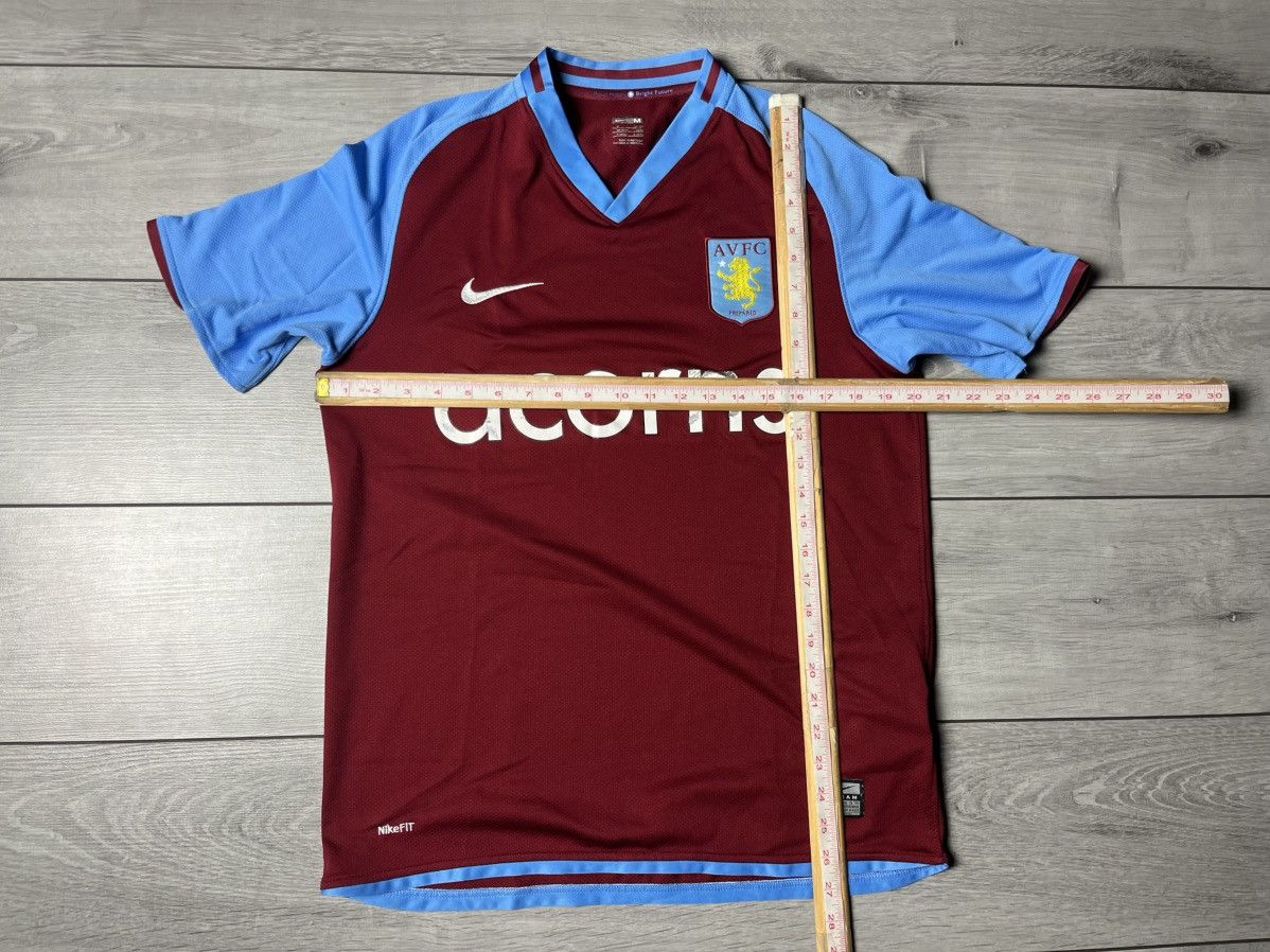 Nike ASTON VILLA 2008 2009 HOME FOOTBALL SHIRT SOCCER JERSEY Size US M / EU 48-50 / 2 - 5 Thumbnail