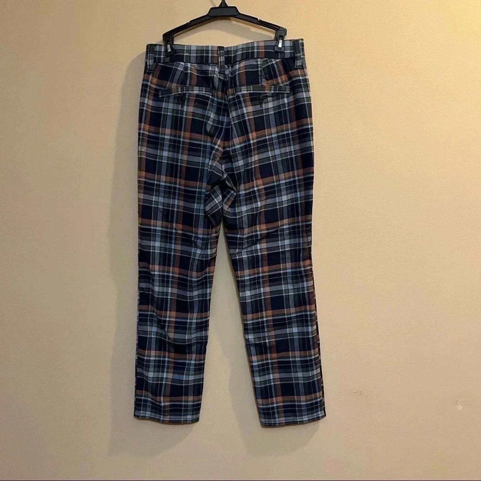 American Eagle Outfitters American Eagle Super High Rise Skinny Trousers Sz 6 Plaid Size 28" / US 6 / IT 42 - 4 Thumbnail