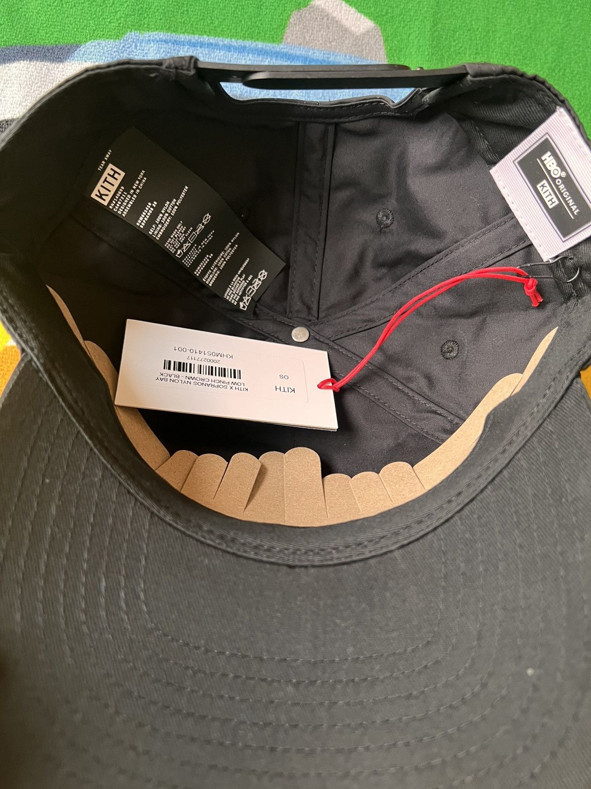 Kith KITH x The Sopranos Nylon Bay Low Pinch Crown Cap Black hat Size ONE SIZE - 18 Thumbnail