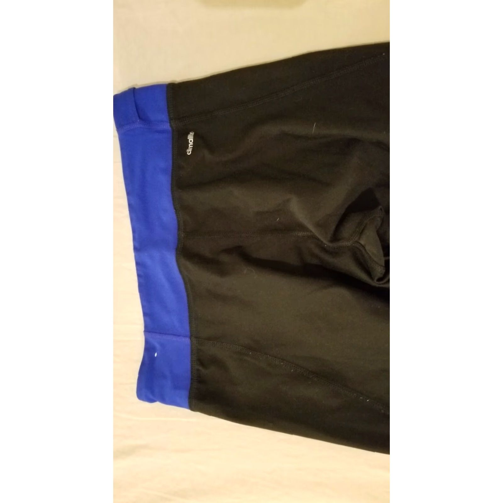 Adidas Womens adidas Capri Pants XS Black Gym Athletic Workout 24x19 Pants Capri Black XS Women Fitness Gym Size 26" / US 2 / IT 38 - 3 Thumbnail