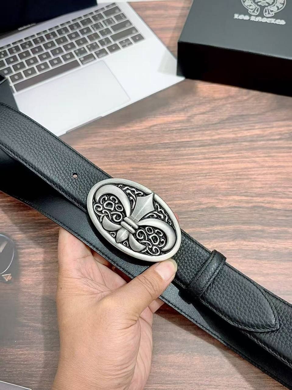 Other Custom Chrome Leather Belt Size ONE SIZE - 1 Preview