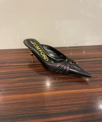 Tom Ford o1w1db11224 W2568T Mules in Black Size US 7 / IT 37 - 1 Preview