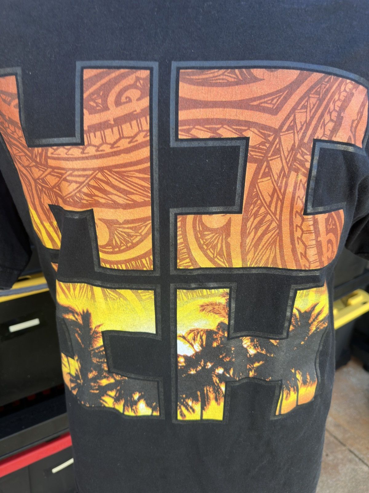 Other PreOwned Hawaii's Finest T-Shirt Men's L Black/Orange Size US L / EU 52-54 / 3 - 3 Thumbnail
