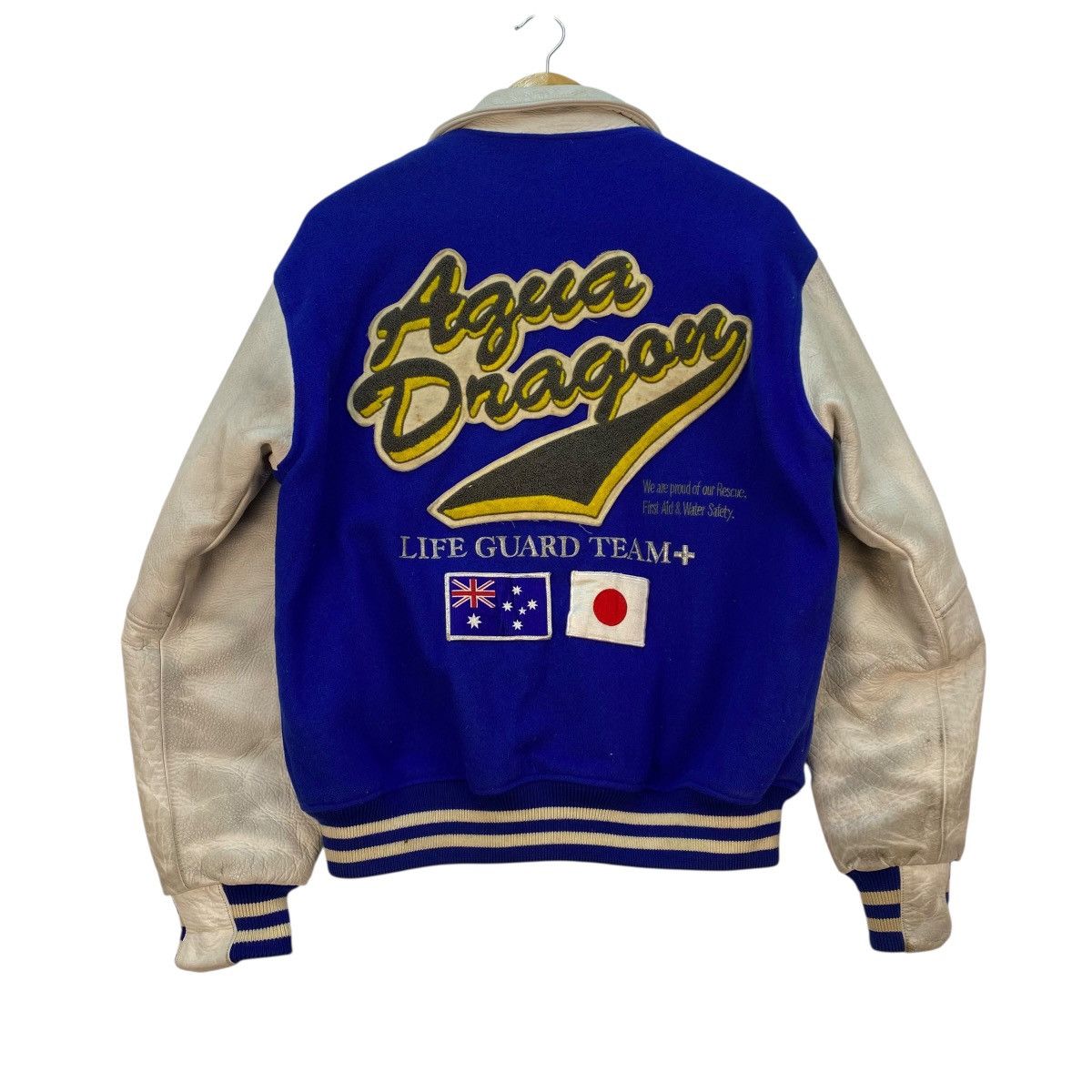 JH Design 💥Vintage Varsity Letterman Life Guard Embroidered Pacth Size US M / EU 48-50 / 2 - 2 Thumbnail