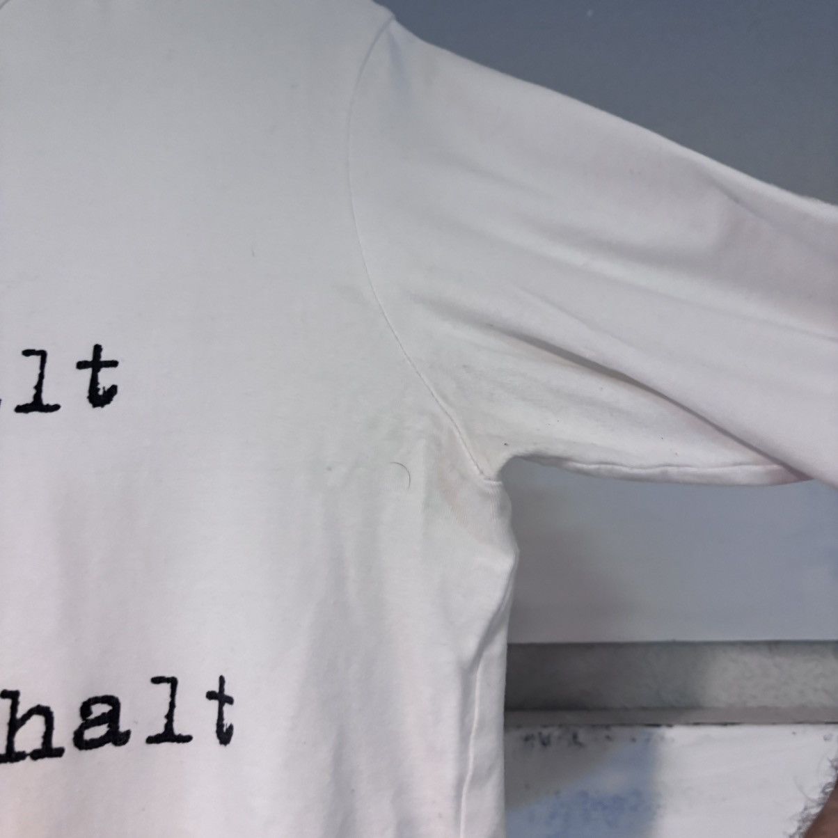 Raf Simons Raf Simons SS03 Consumed White asphalt Black asphalt shirt Size US M / EU 48-50 / 2 - 9 Thumbnail