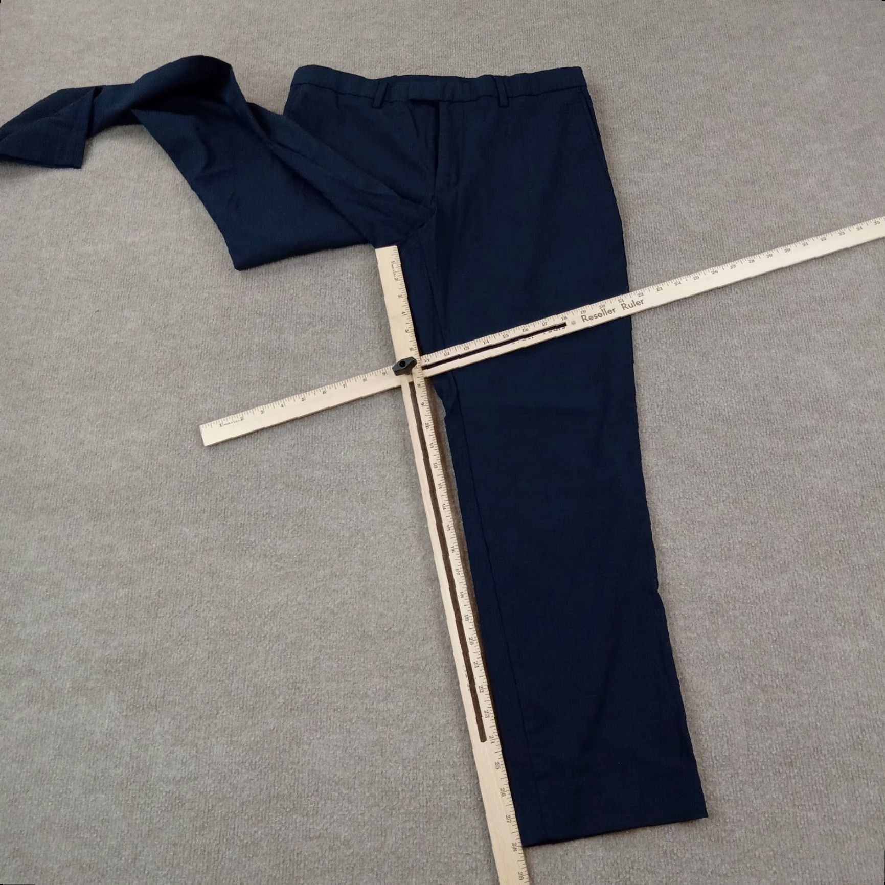 Banana Republic Banana Republic Blue Slim Fit Chino Pants Men 32x28 Straight Leg Size US 33 - 2 Thumbnail