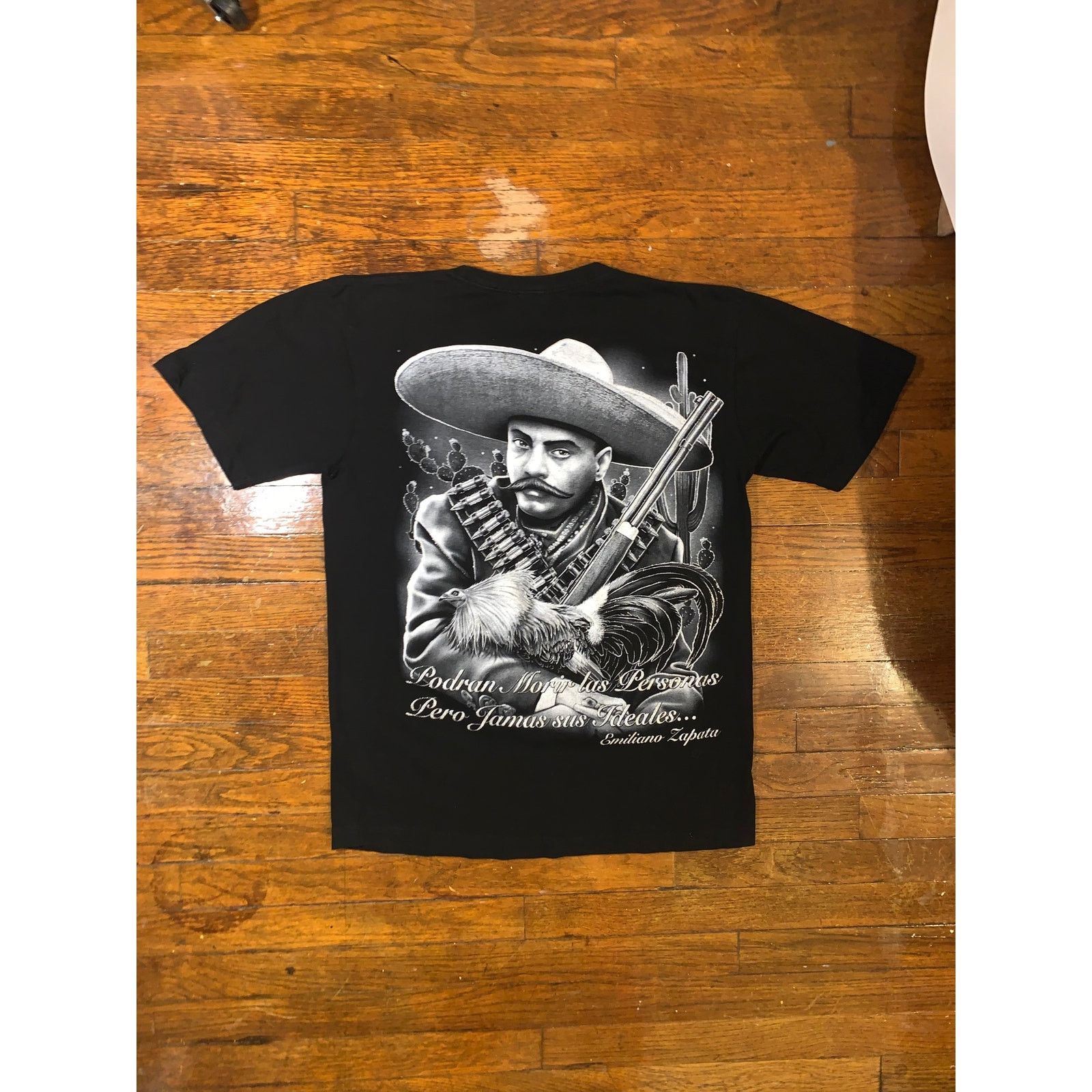 Other Emiliano Zapata Graphic T Shirt Y2K Black Medium Fit Size US M / EU 48-50 / 2 - 4 Thumbnail