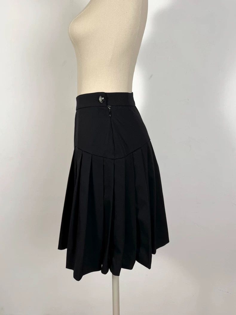 Vivienne Westwood Vivienne Westwood size1 Black wool pleated dress skirt Size 26" / US 2 / IT 38 - 3 Thumbnail