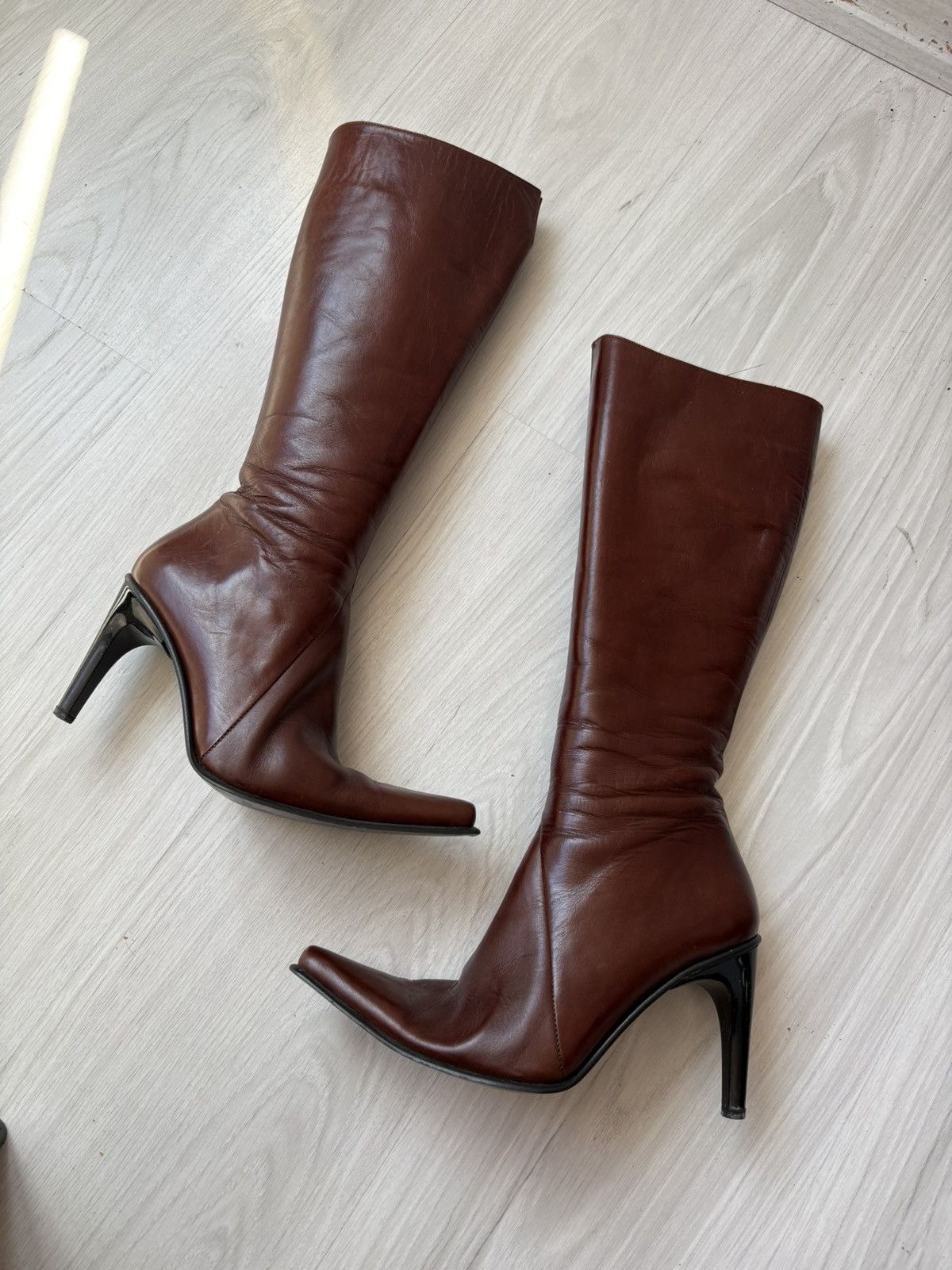 Vintage y2k leather boots Size US 6.5 / IT 36.5 - 8 Thumbnail