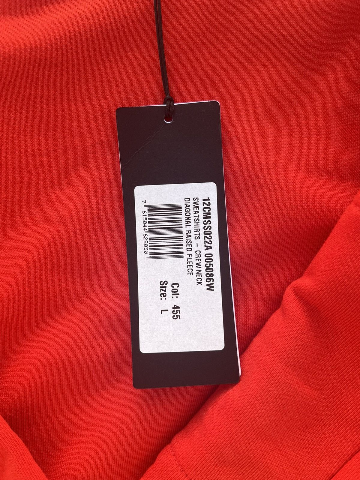C.P. Company C.P. Company Crew Neck Diagonal Raised Fleece Size US L / EU 52-54 / 3 - 5 Thumbnail