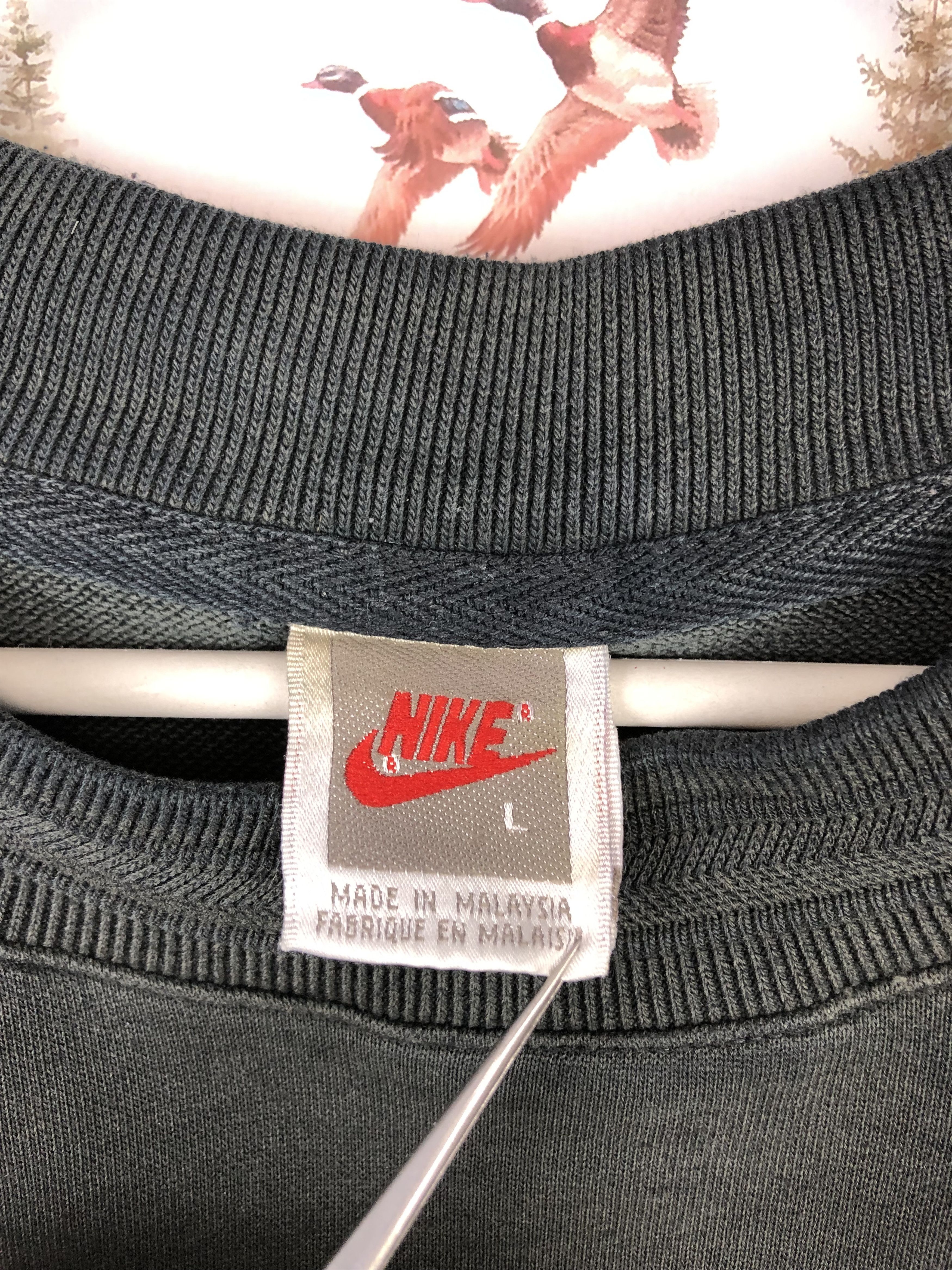 Nike Vintage 90's Nike Cross Training Sweatshirt Big Swoosh Logo Size US L / EU 52-54 / 3 - 9 Thumbnail