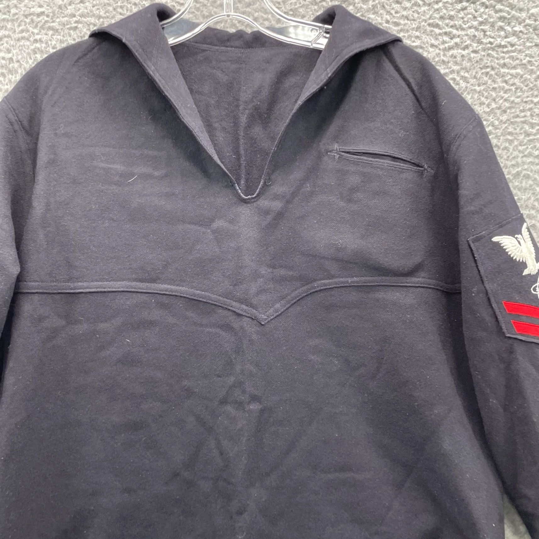 Vintage VINTAGE US Navy Specialist Uniform Top Medium Cracker Jack Coastal Workwear 90's Shirt Mens Black Size US M / EU 48-50 / 2 - 5 Thumbnail