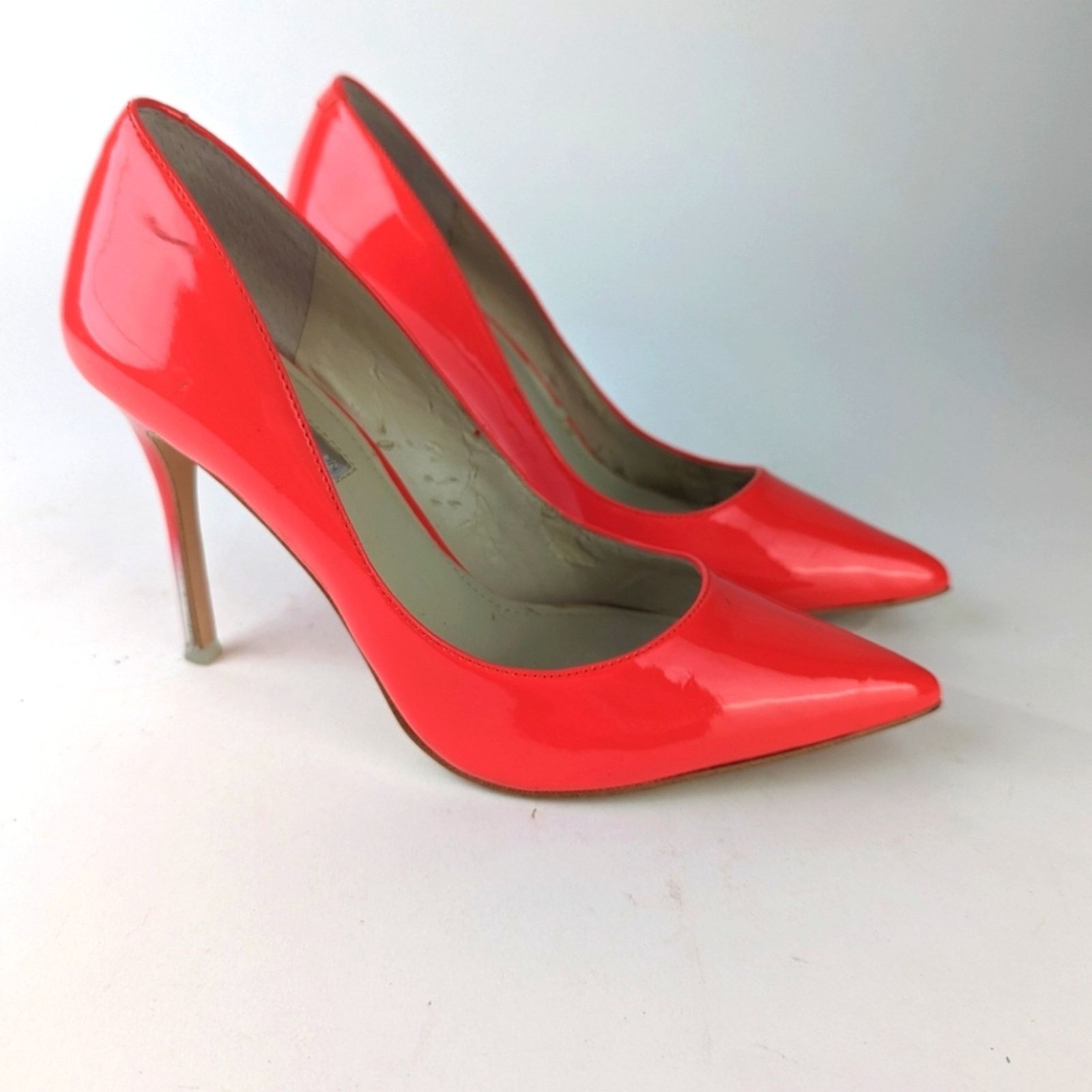 Bcbgmaxazria BGBGeneration Red Stiletto Heels Size US 7.5 / IT 37.5 - 2 Thumbnail