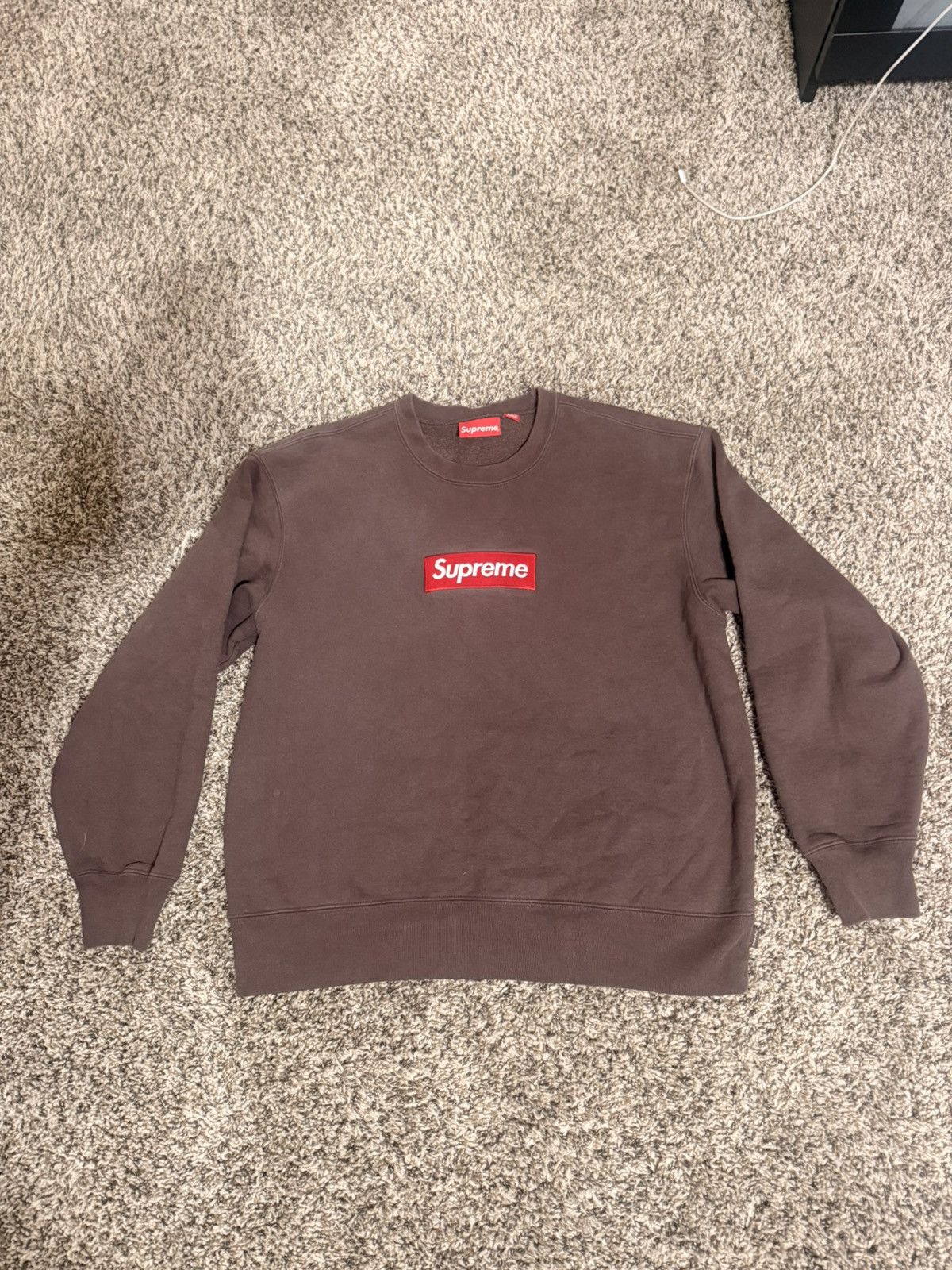 Supreme Supreme box logo crewneck (FW22) Size US M / EU 48-50 / 2 - 4 Thumbnail