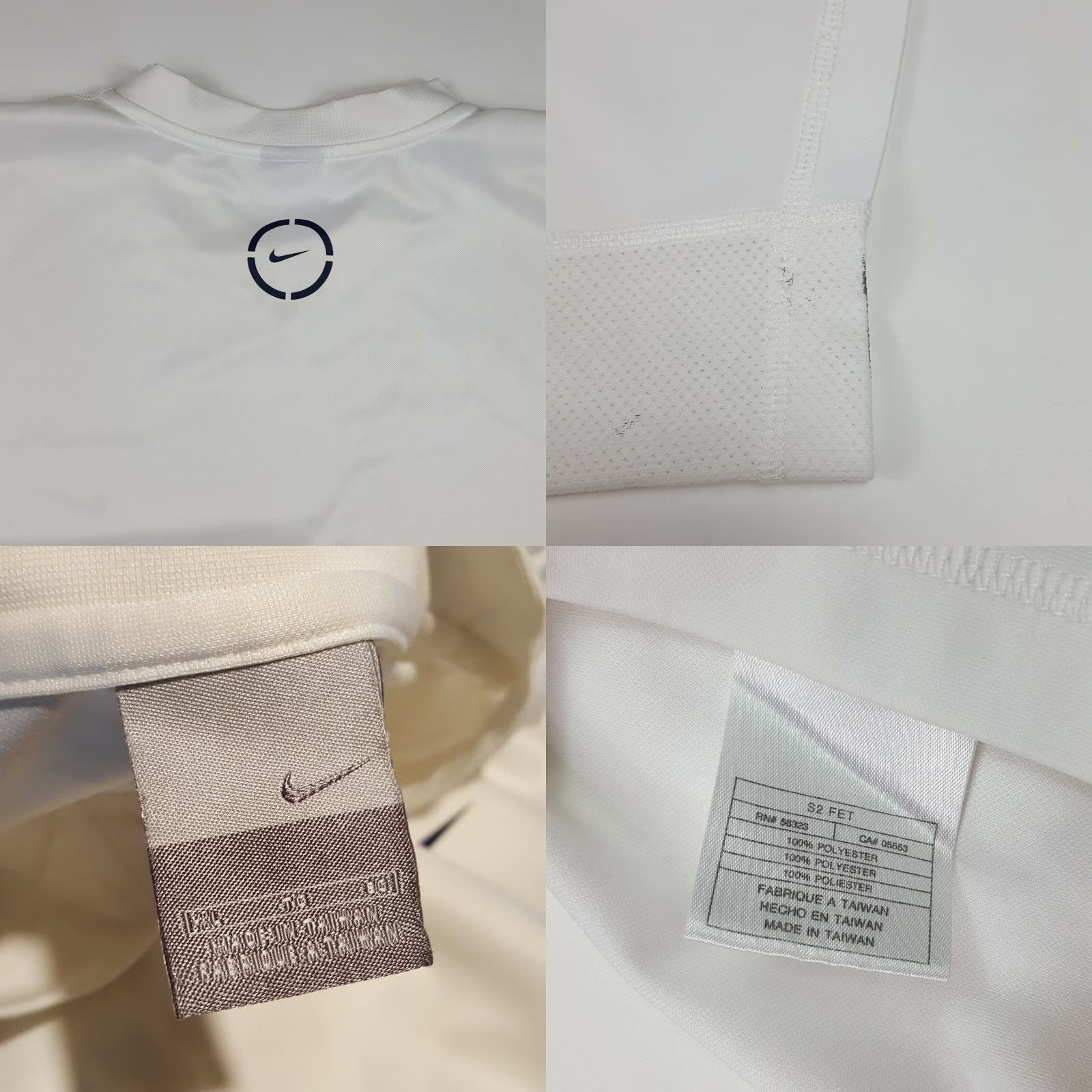 Nike VINTAGE Nike Swoosh Logo T-Shirt Adult Men 2XL White Athletic Retro 90s Sports Shirt Size US XXL / EU 58 / 5 - 8 Thumbnail