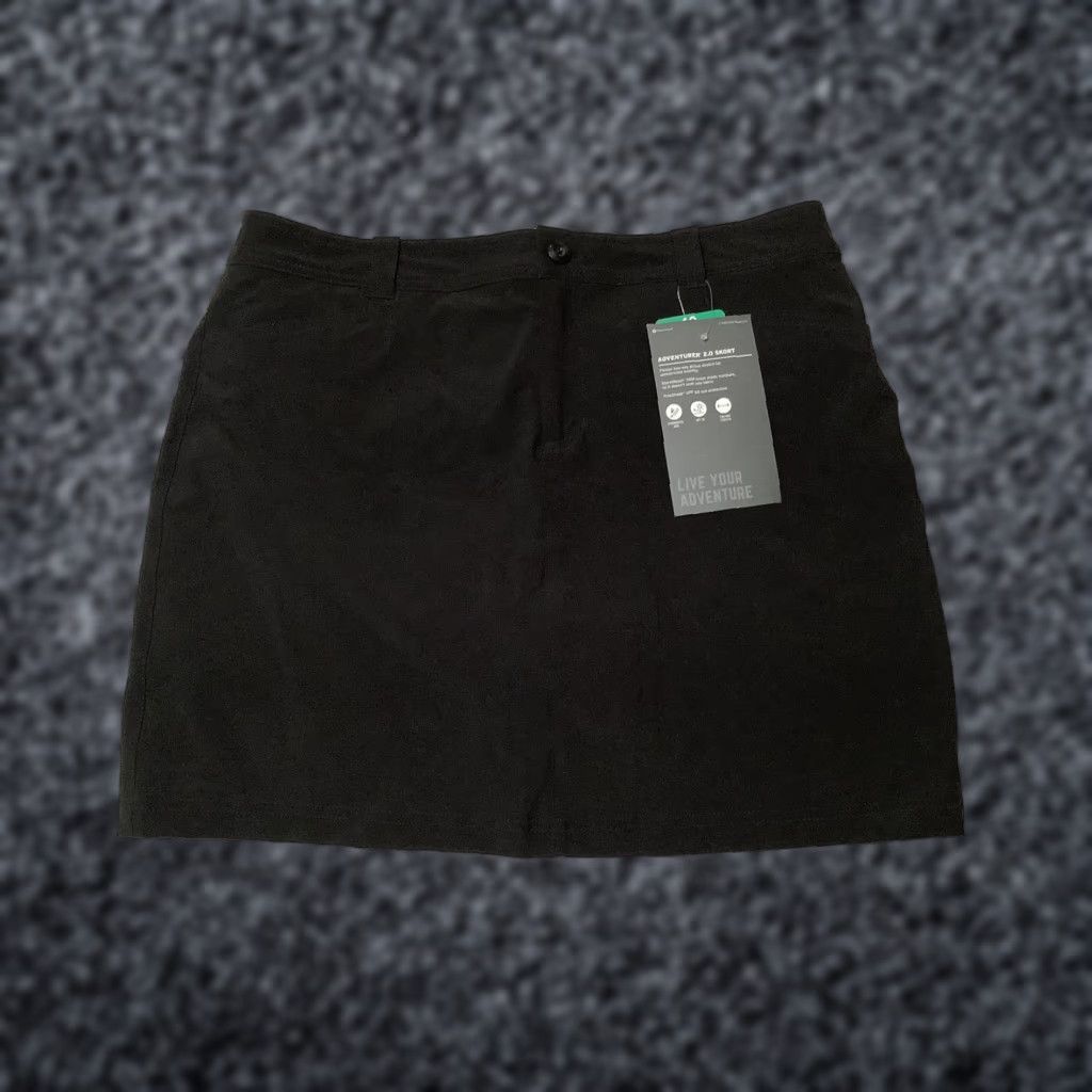 Eddie Bauer Eddie Bauer Adventurer 2.0 Skort Womens 12 Black UPF 50+ Stretch Hiking Outdoor Skirt Short Athletic Casual Travel Mens Womens Girls Boy? Size ONE SIZE - 1 Thumbnail