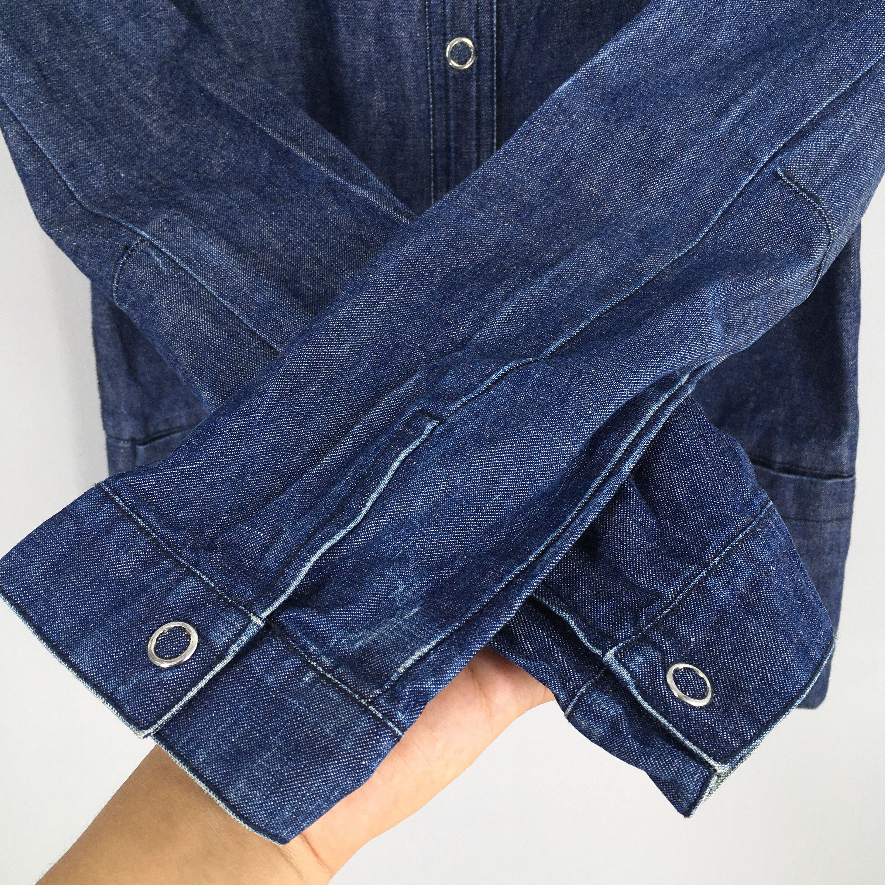 Designer × Marc Jacobs Vintage Marc Jacobs Blue Denim Women Shirt XS Size XS / US 0-2 / IT 36-38 - 5 Thumbnail