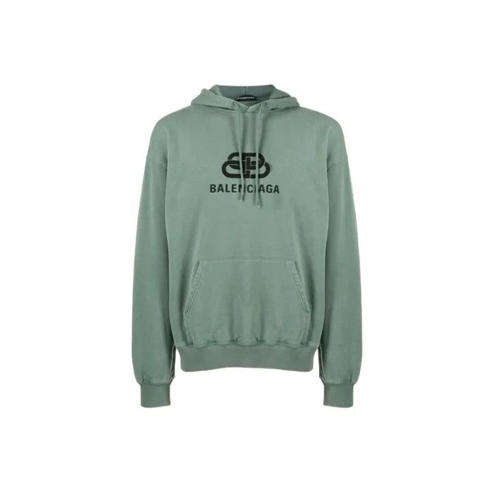 Balenciaga Balenciaga Printed Hooded Sweatshirt for Men Size US L / EU 52-54 / 3 - 1 Thumbnail