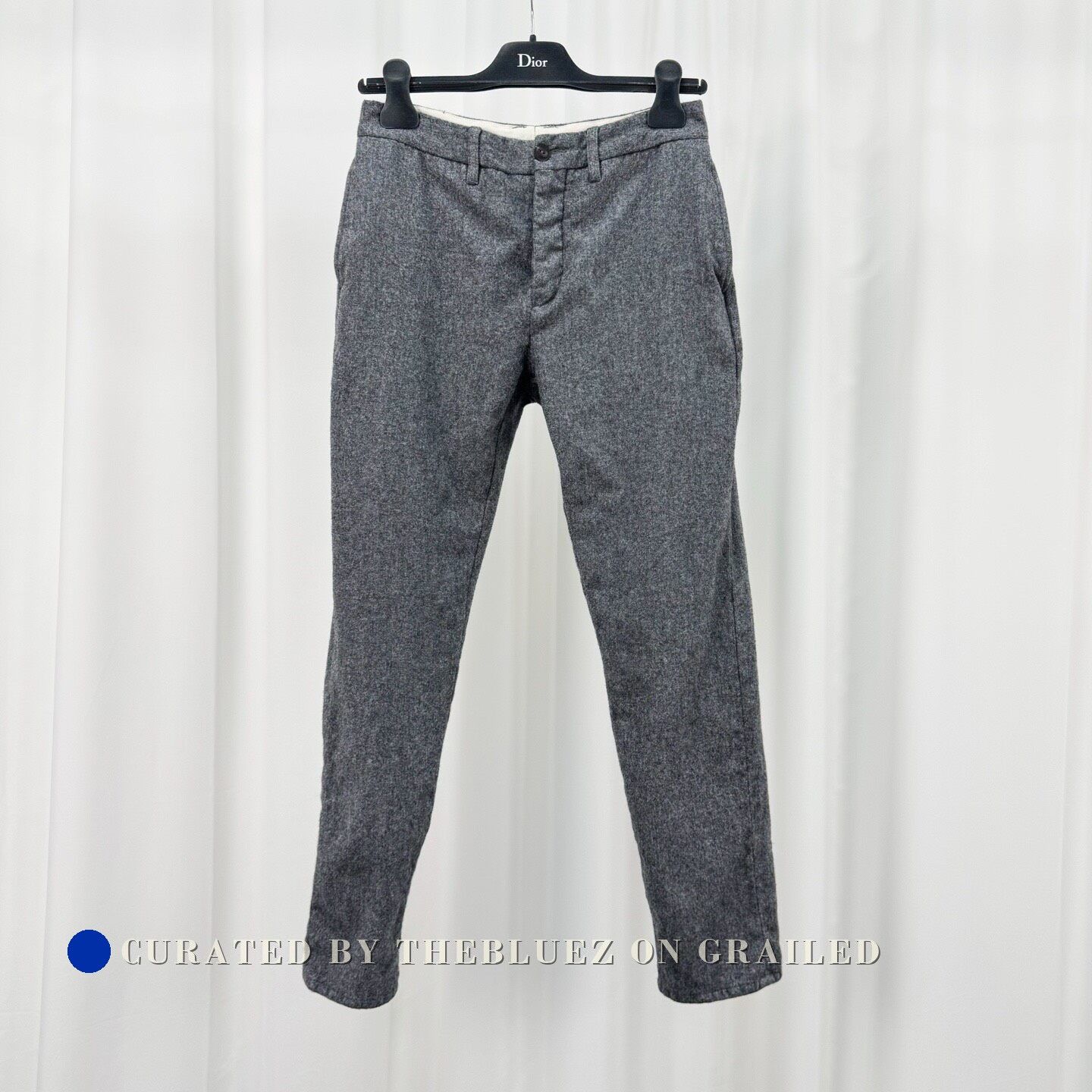 Moncler Moncler Gray Wool Casual Pants Size US 32 / EU 48 - 1 Thumbnail