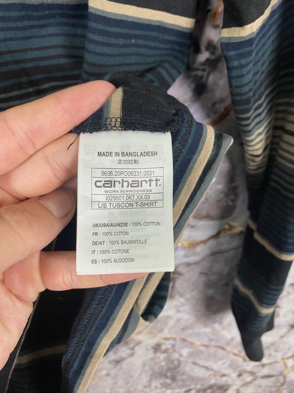 Carhartt Men’s Carhartt Long Sleeve Striped Size Medium Size US M / EU 48-50 / 2 - 6 Thumbnail