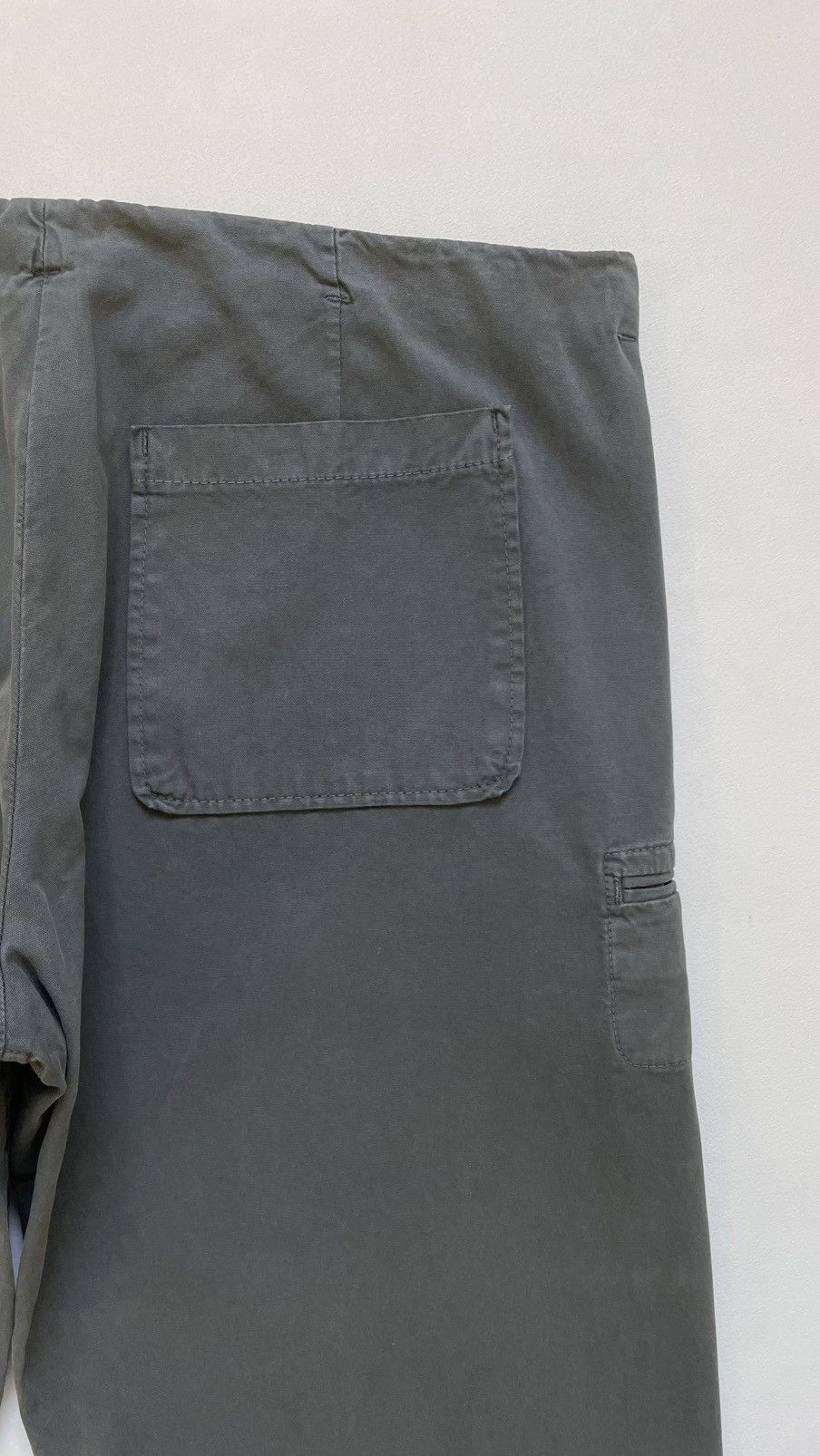 Maison Margiela S/S 06 Gray Cotton Wide Leg Utility Pants Size US 34 / EU 50 - 17 Thumbnail