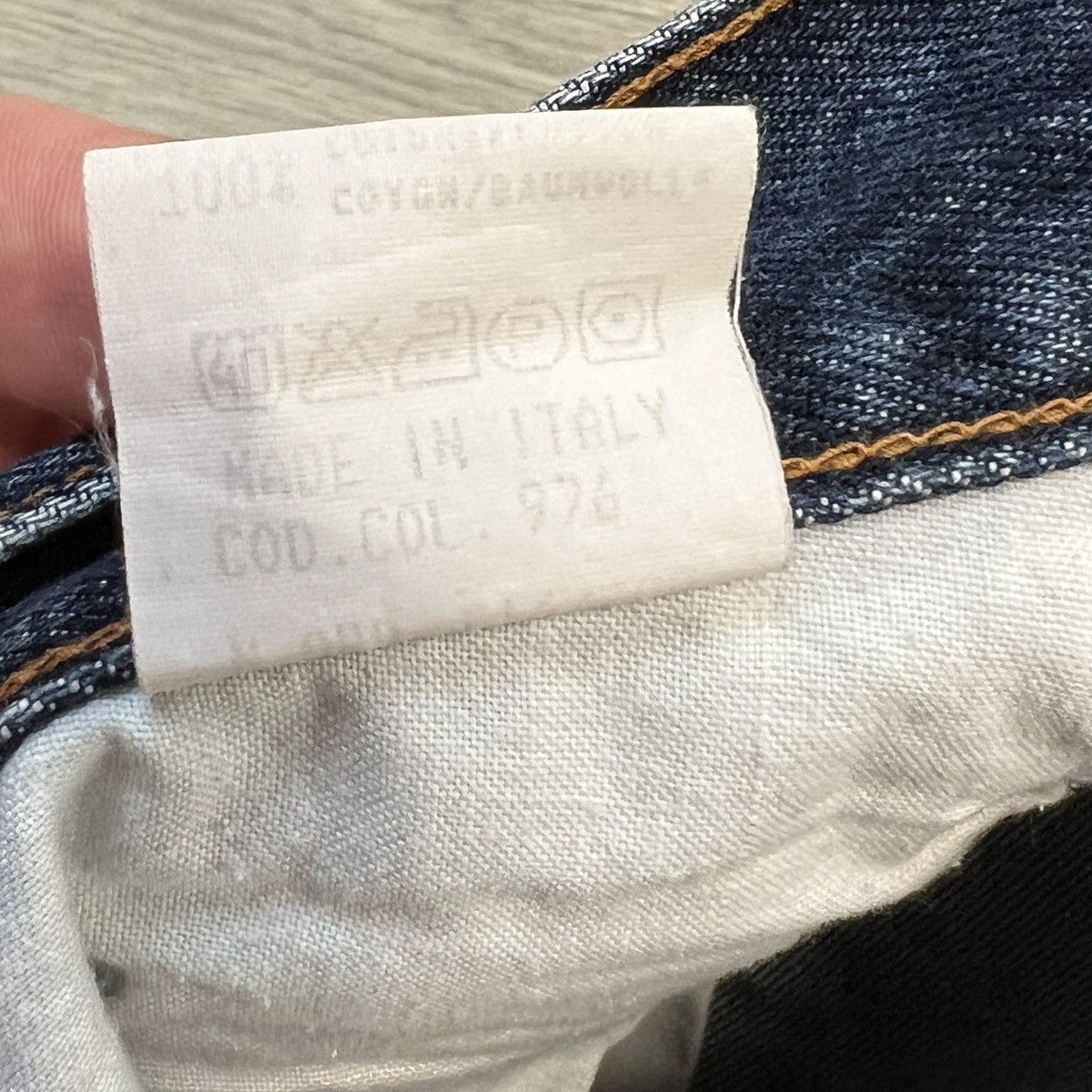 Dolce & Gabbana Vintage Dolce & Gabbana D&G BASIC Raw Denim Jeans italy Size US 34 / EU 50 - 9 Thumbnail