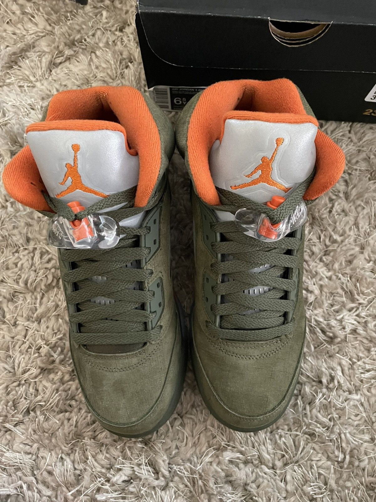 Jordan Brand Jordan 5 Olive Size US 6.5 / EU 39-40 - 5 Thumbnail