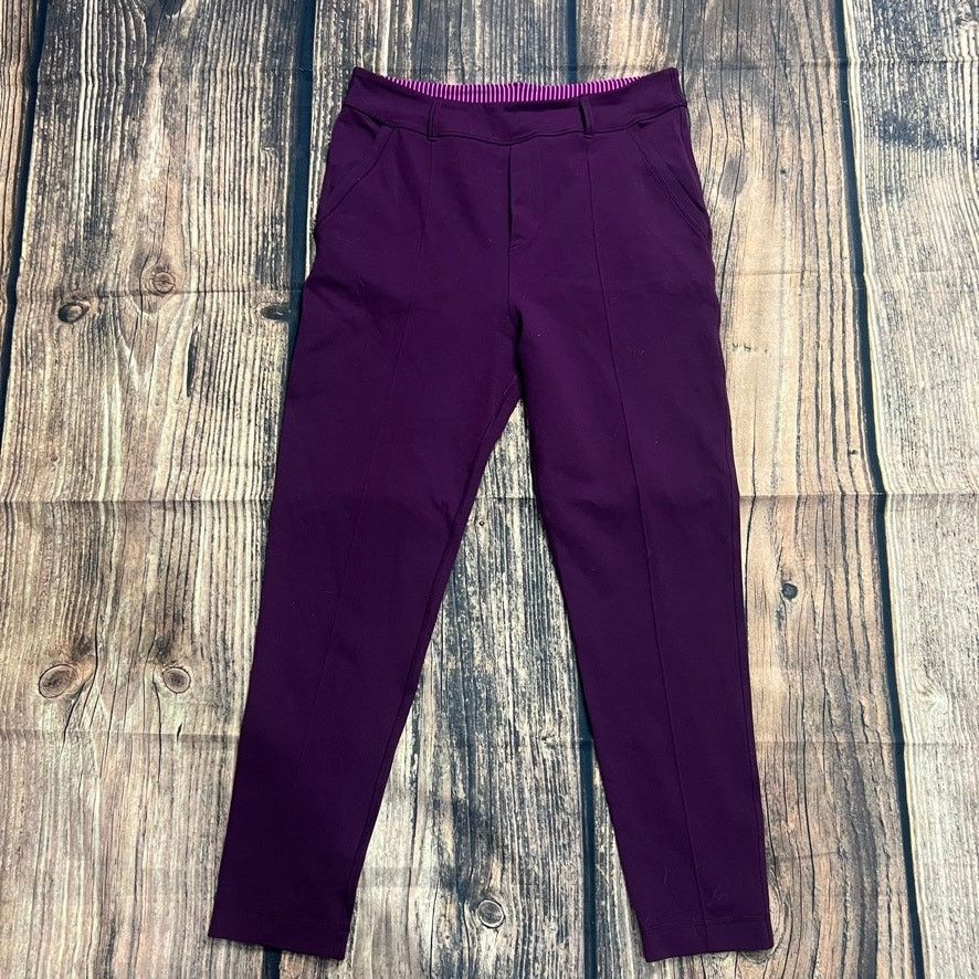 Lululemon Lululemon Women's Size 6 Purple Tapered Stretchy HR Trousers Size 28" / US 6 / IT 42 - 1 Thumbnail