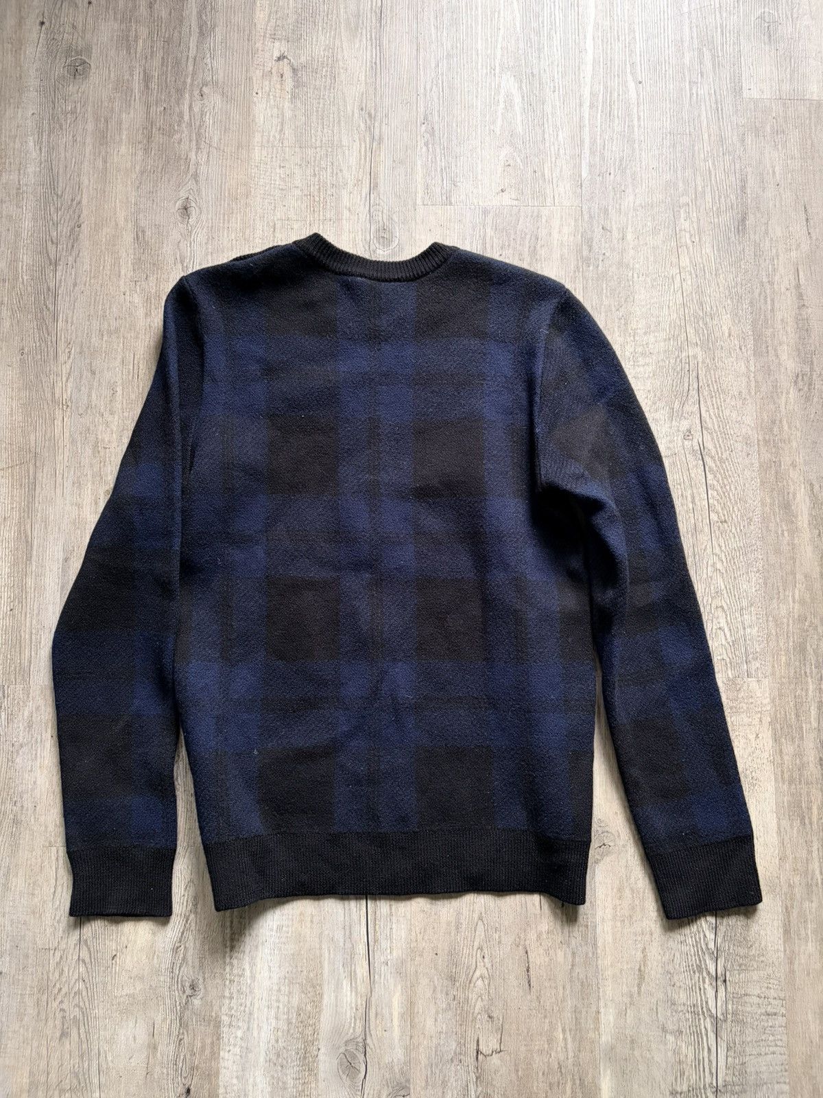 Balmain Balmain checkered Sweater W/ Silver Buttons Size US M / EU 48-50 / 2 - 2 Thumbnail