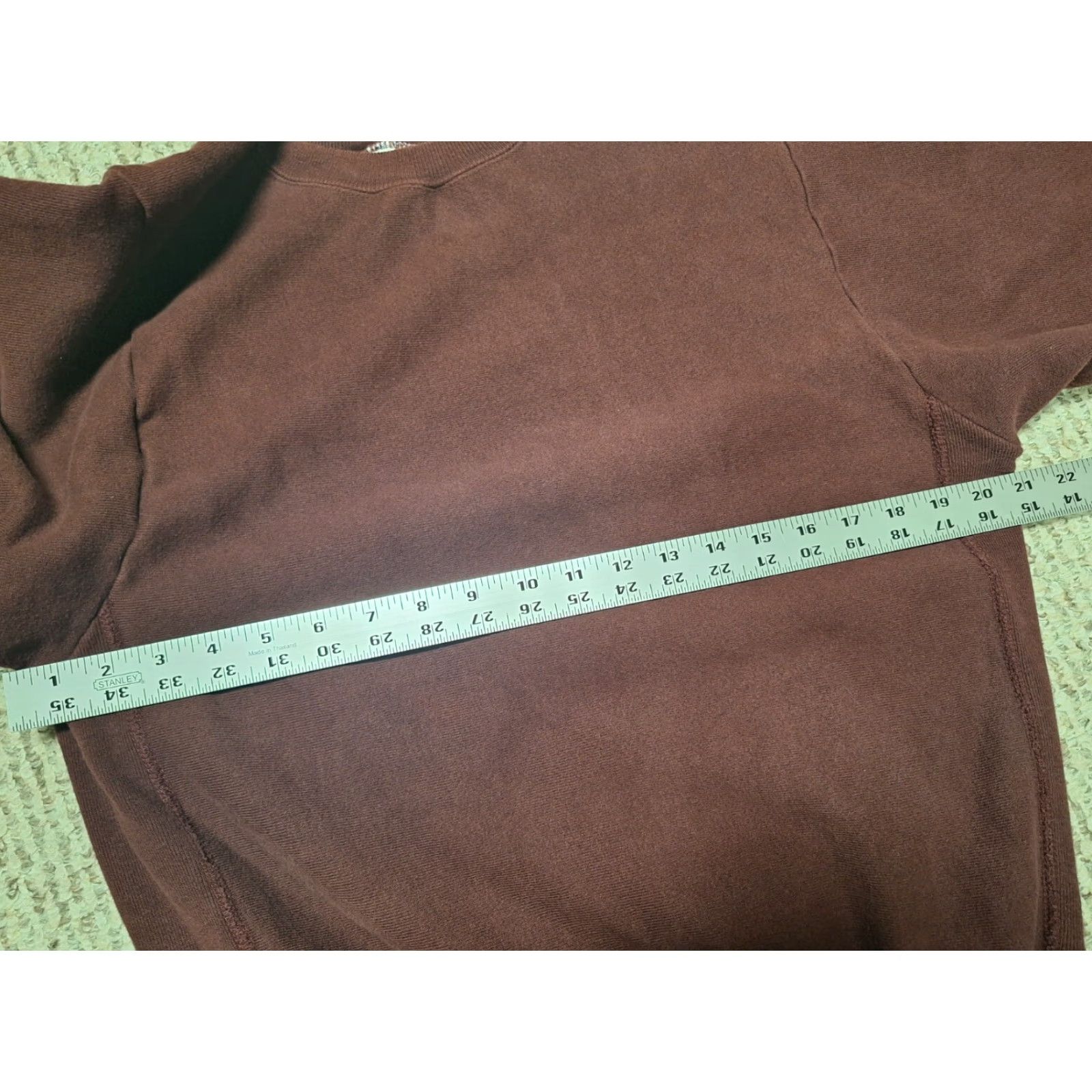 Champion VINTAGE Champion Sweatshirt Mens Shirt Pullover Reversible Reverse Weave 90s Burgundy Red M/L Crewneck Size US M / EU 48-50 / 2 - 3 Thumbnail