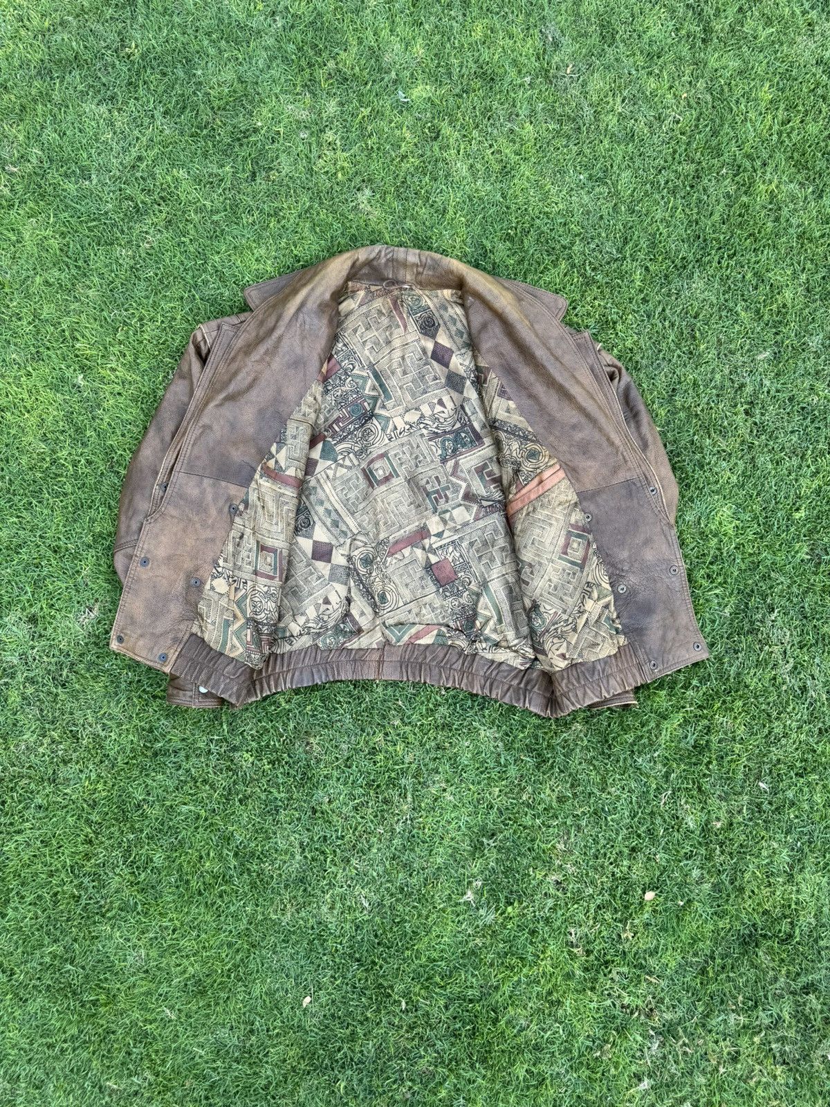 Vintage Vintage jacket echtes leder capia Size US L / EU 52-54 / 3 - 9 Thumbnail