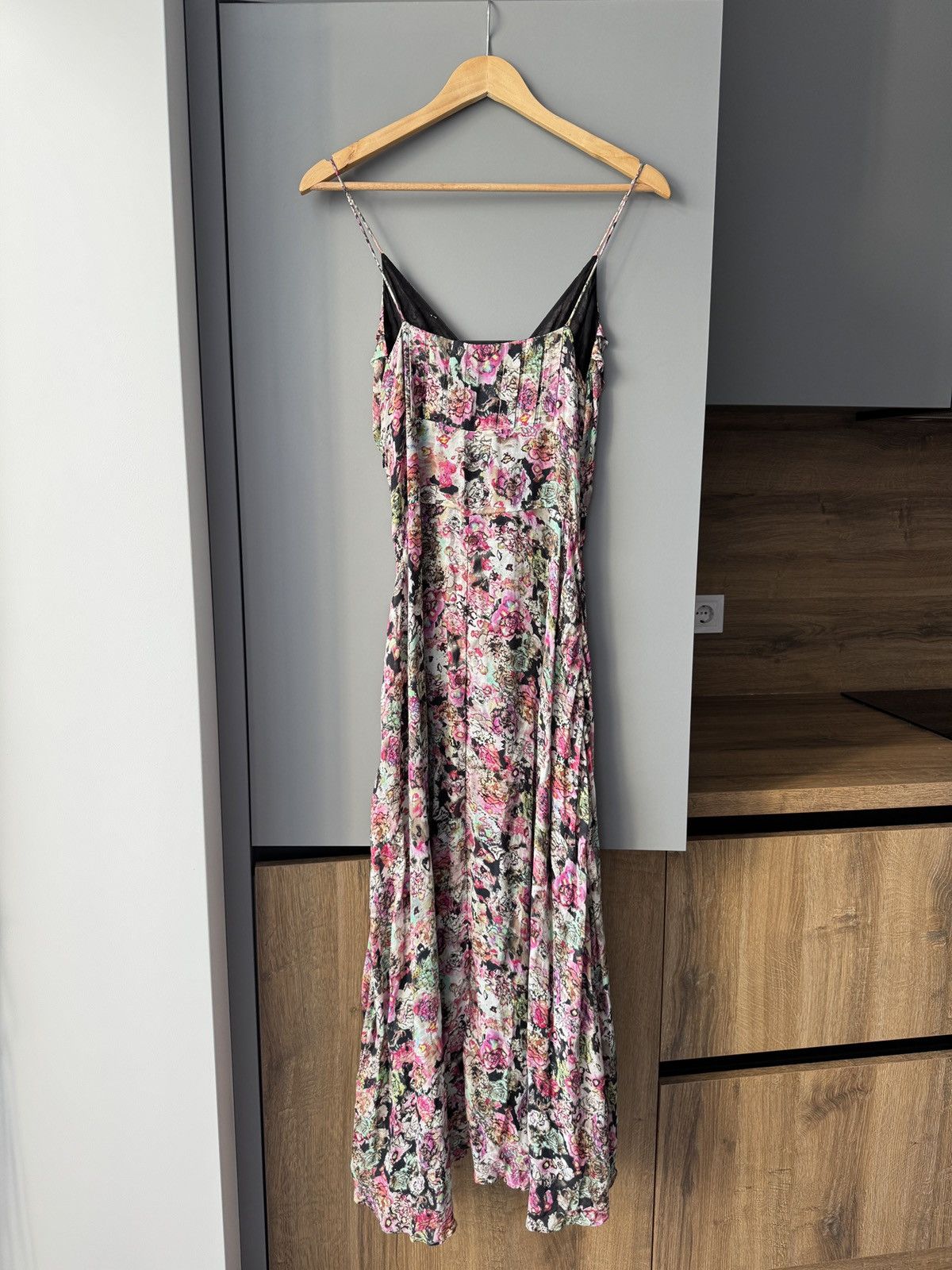 Iro × Sezane Iro Floral Printed Long Maxi Dress Size XXS / US 00 / IT 34 - 5 Thumbnail