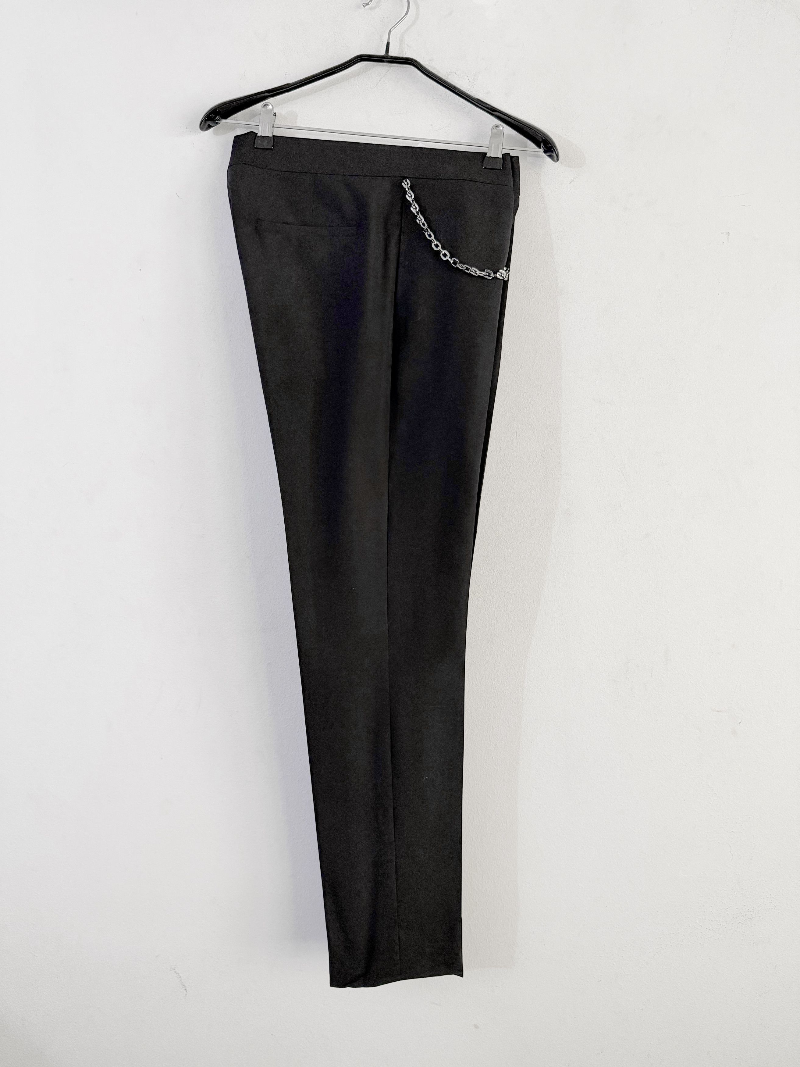 Givenchy Debut 4G Chain Detail Tailored Trousers Size US 34 / EU 50 - 3 Thumbnail