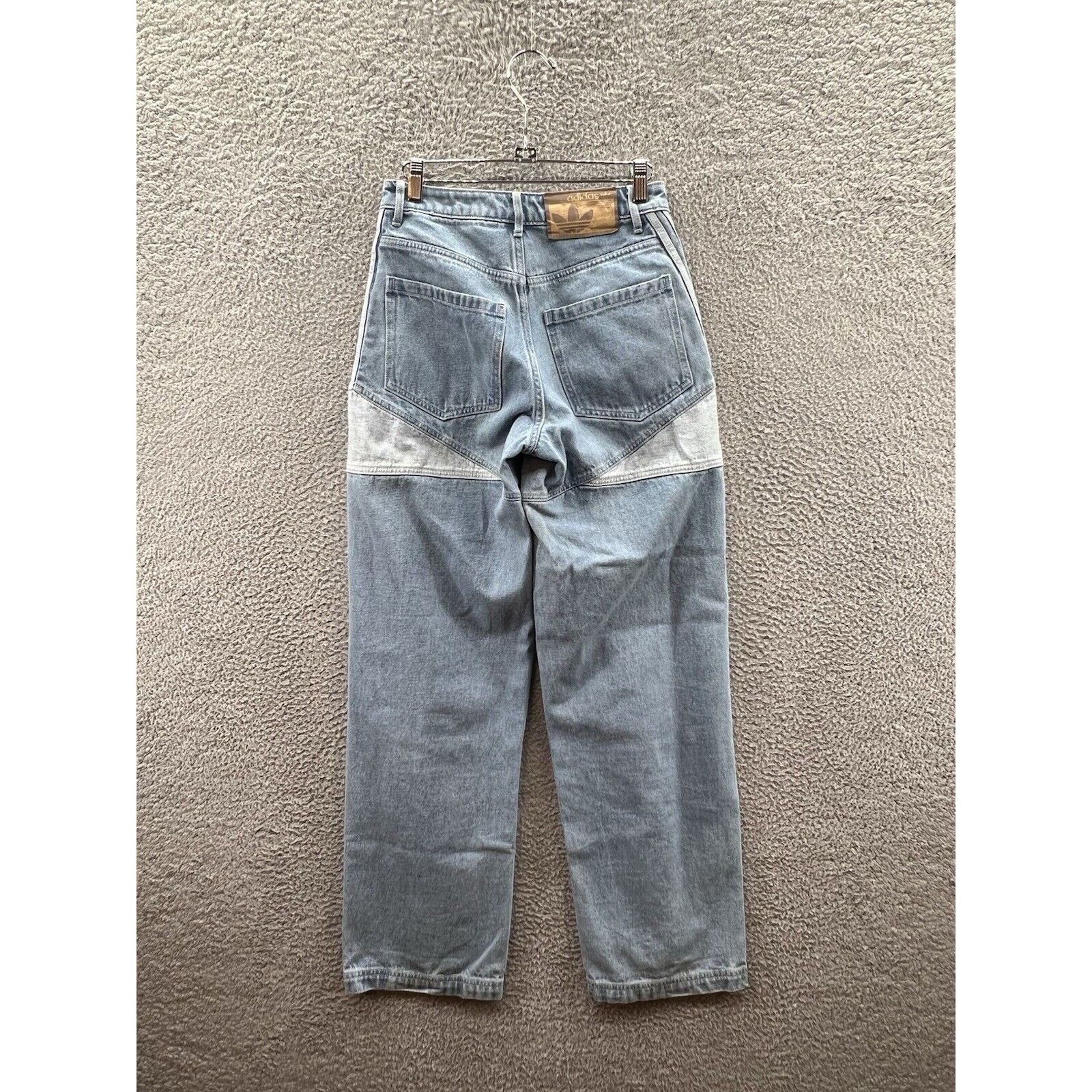 Adidas Adidas Clear Light Wash Blue Straight Leg Denim Jeans Sz. XS Size 24" / US 00 / IT 34 - 2 Thumbnail