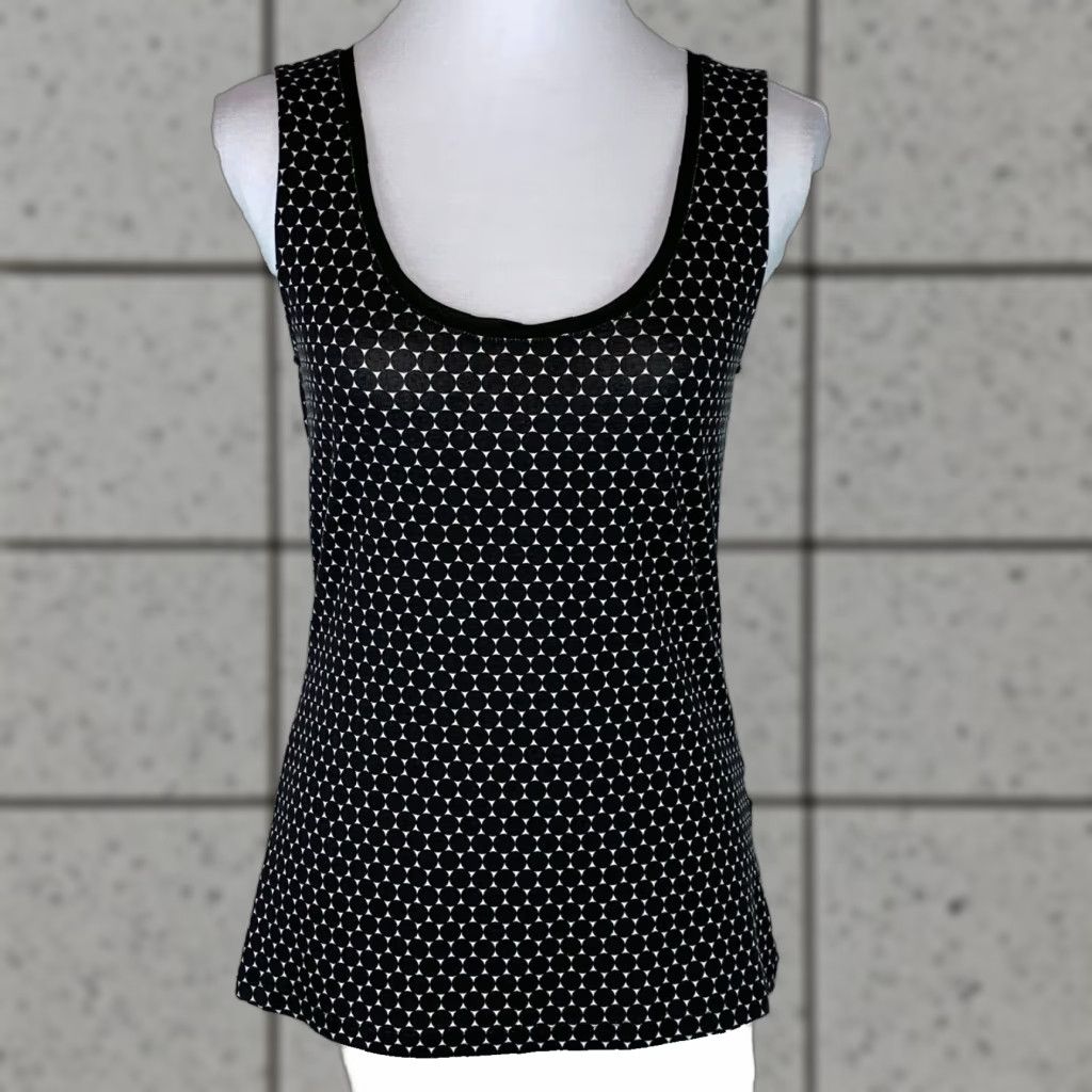 Banana Republic Banana Republic Womens Size S Geometric Print Tank Top Casual Summer Slim Fit Size S / US 4 / IT 40 - 1 Thumbnail