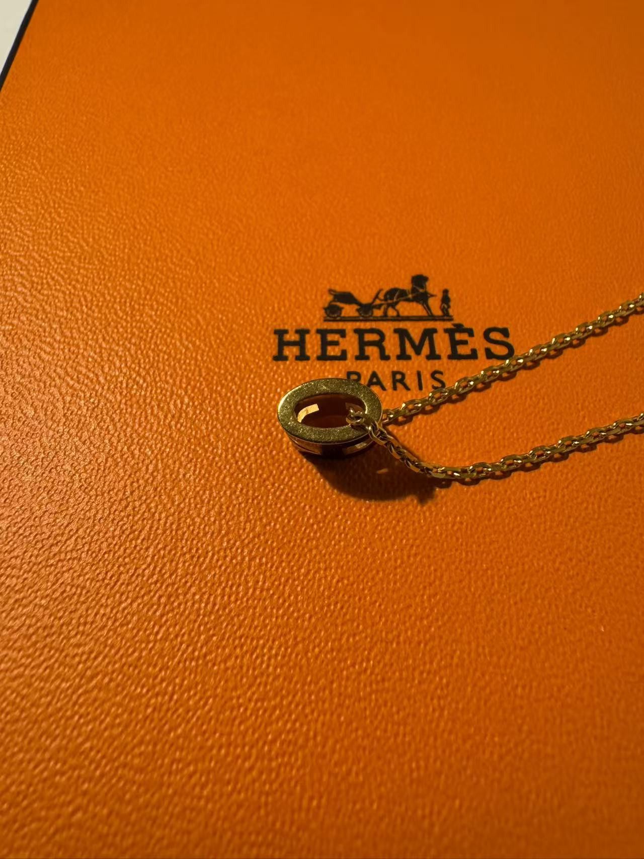 Hermes Hermès Pop H Mini Pendant Nior Yellow Gold Plated Size ONE SIZE - 4 Thumbnail