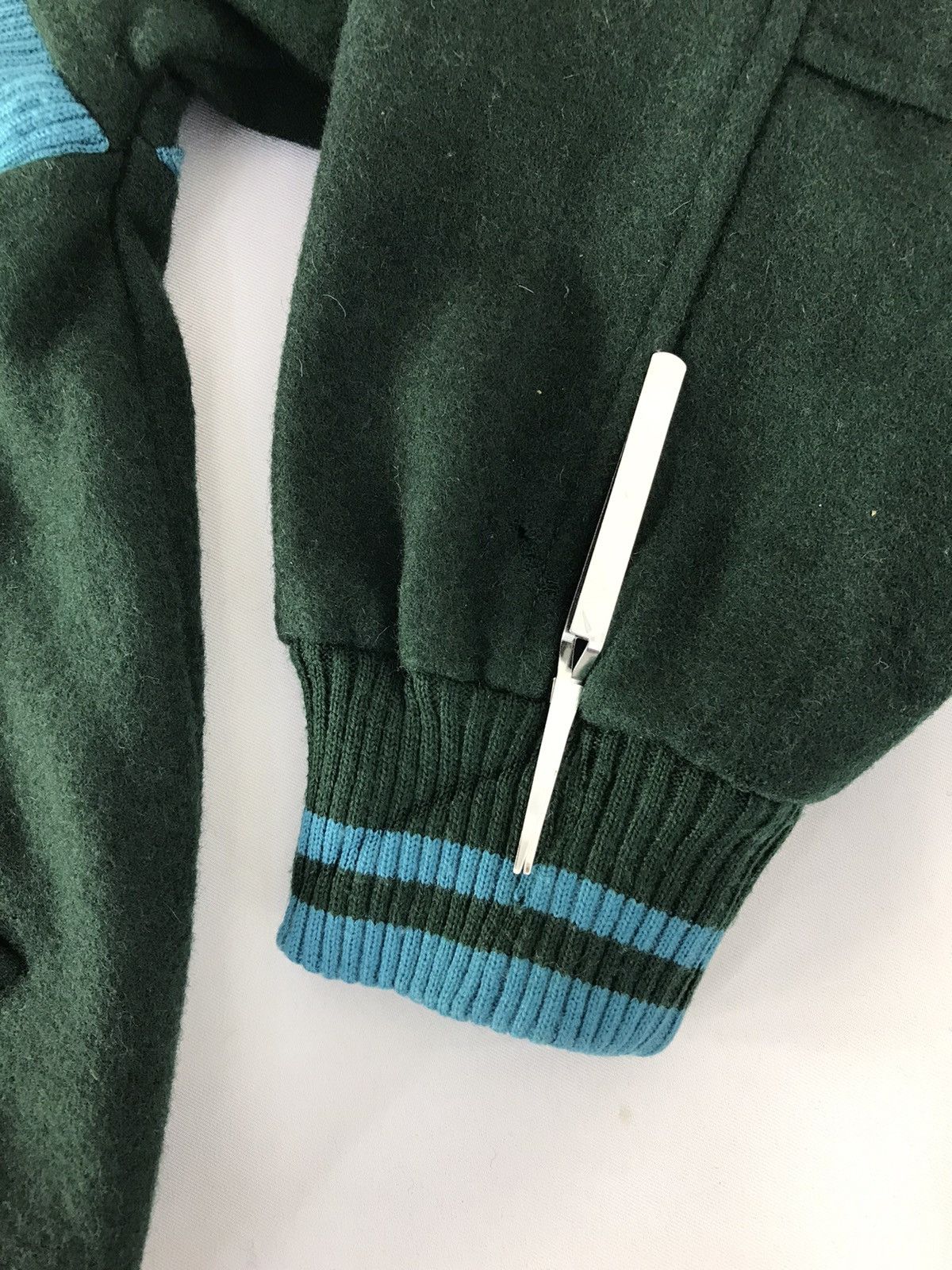 Vintage Vintage Cocodes Varsity Jacket Distressed Green Colour Style Size US M / EU 48-50 / 2 - 8 Thumbnail