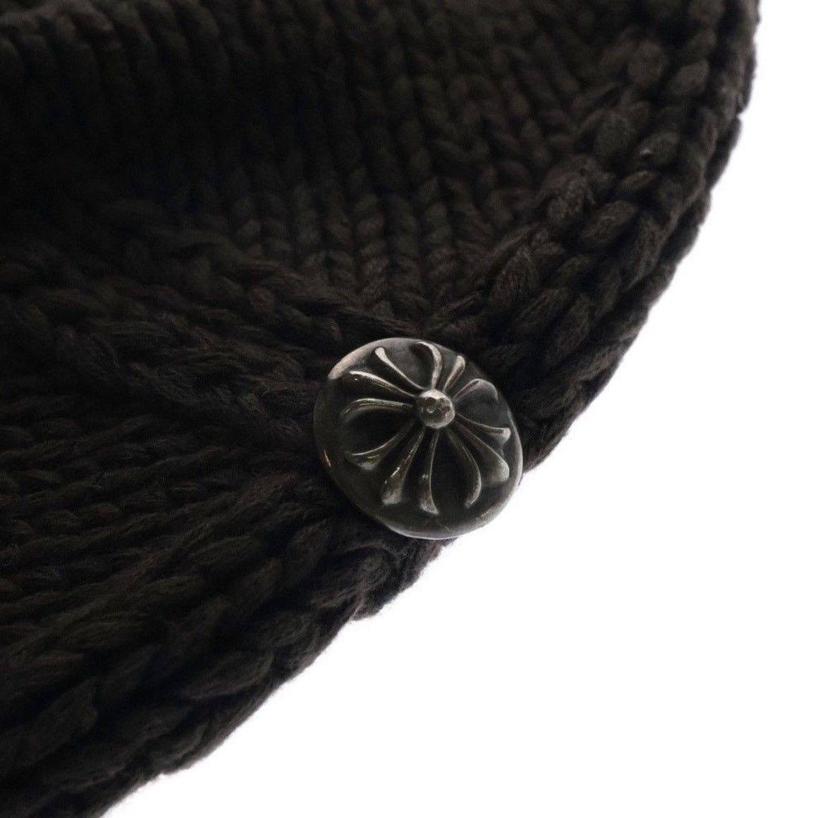 Chrome Hearts Chrome Hearts Black Cashmere Knit Beanie Hat Size ONE SIZE - 6 Thumbnail