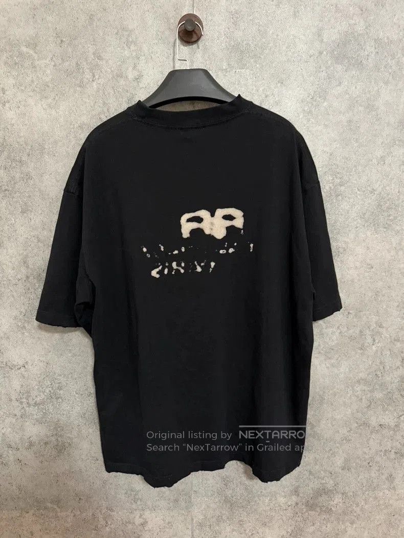 Balenciaga Balenciaga Black Graffiti Logo T-Shirt XL. Size US XL / EU 56 / 4 - 5 Thumbnail