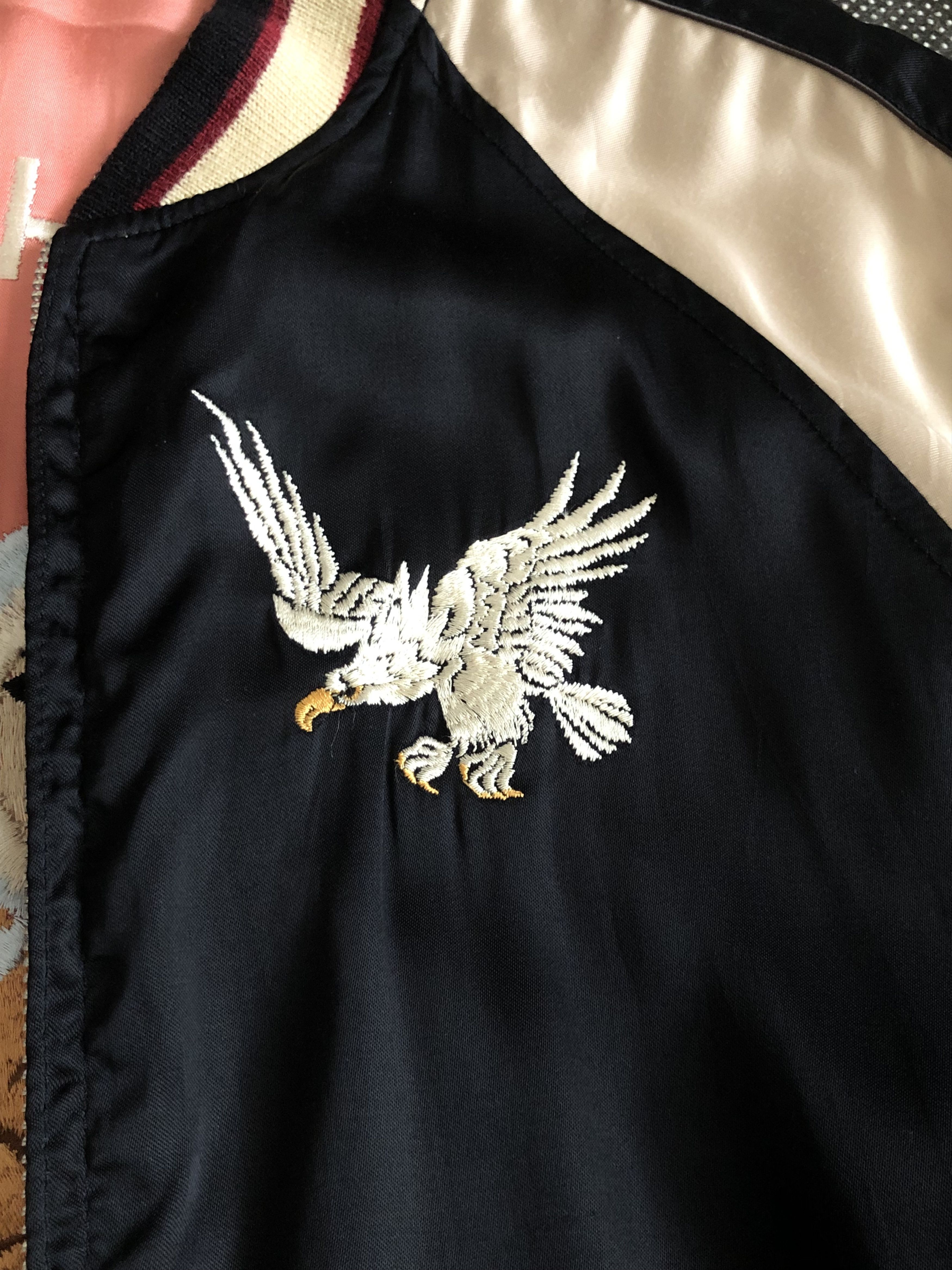 Japanese Brand RARE🔥HOUSTON JAPAN ALASKA MOTIVES REVERSIBLE SUKAJAN JACKET Size US M / EU 48-50 / 2 - 8 Thumbnail