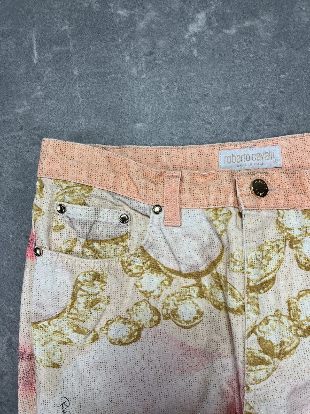 Roberto Cavalli SS2001 Roberto Cavalli Elizabeth Taylor Denim Jeans 29 30 Size US 30 / EU 46 - 9 Thumbnail