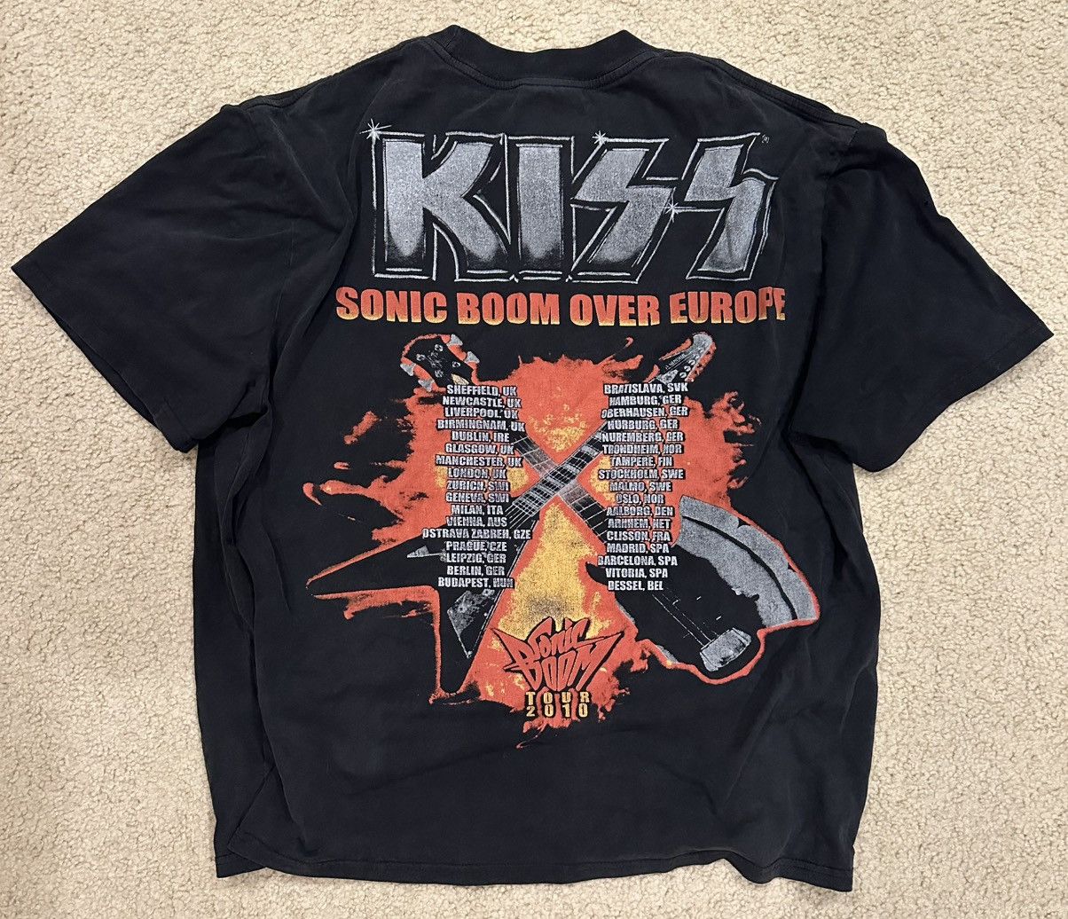 Other KISS VINTAGE LIKE ALL OVER SHOULDER CROPPED TEE Size US L / EU 52-54 / 3 - 5 Thumbnail