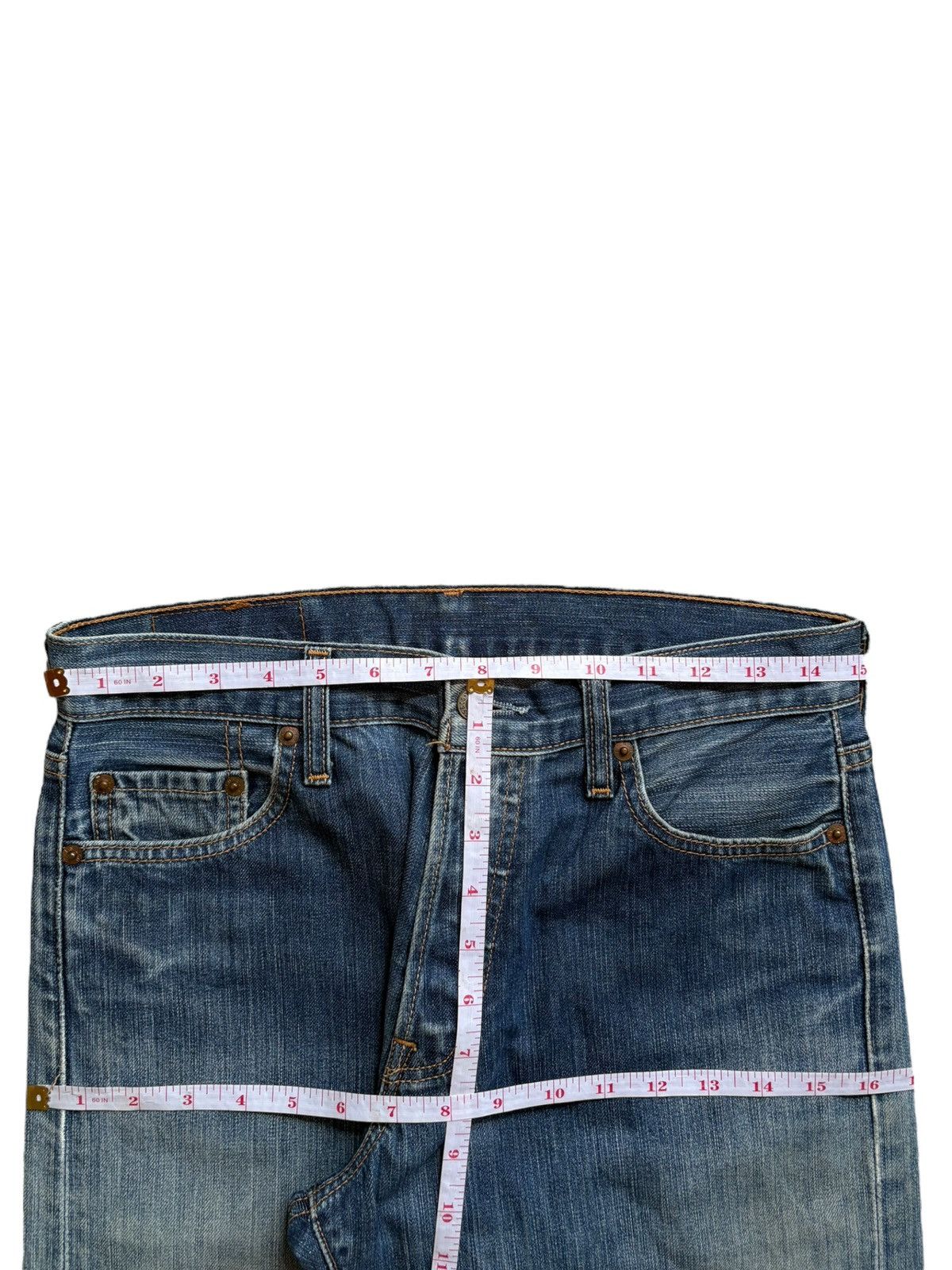 Levi's Vintage 90s Levis 501 Mud Wash Distressed Loose Jeans Size US 30 / EU 46 - 11 Thumbnail