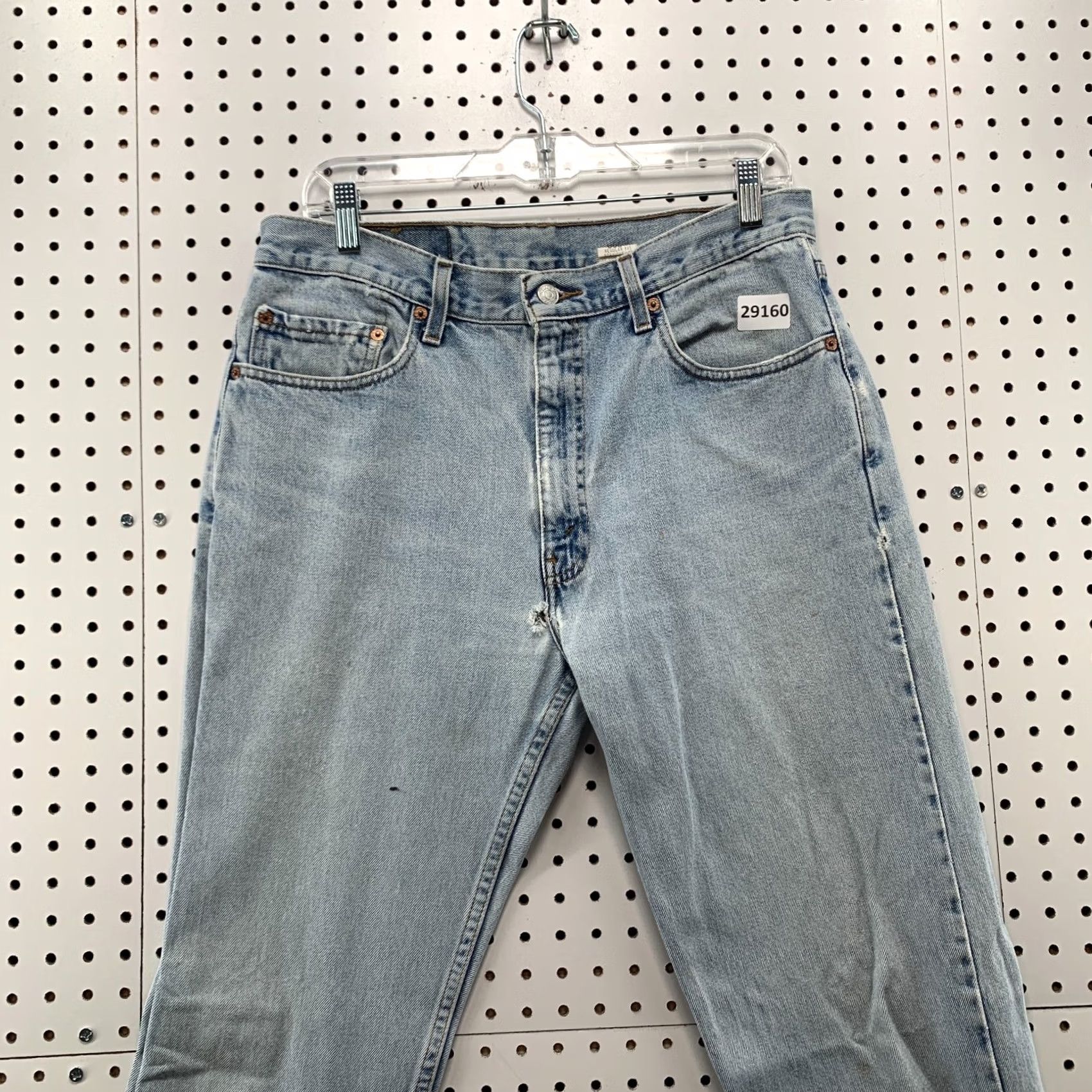 Levi's Vintage Levi'S 505 Denim Jeans Mens Size Fits 33x33.5 Light Wash Straight Leg Size US 33 - 7 Thumbnail