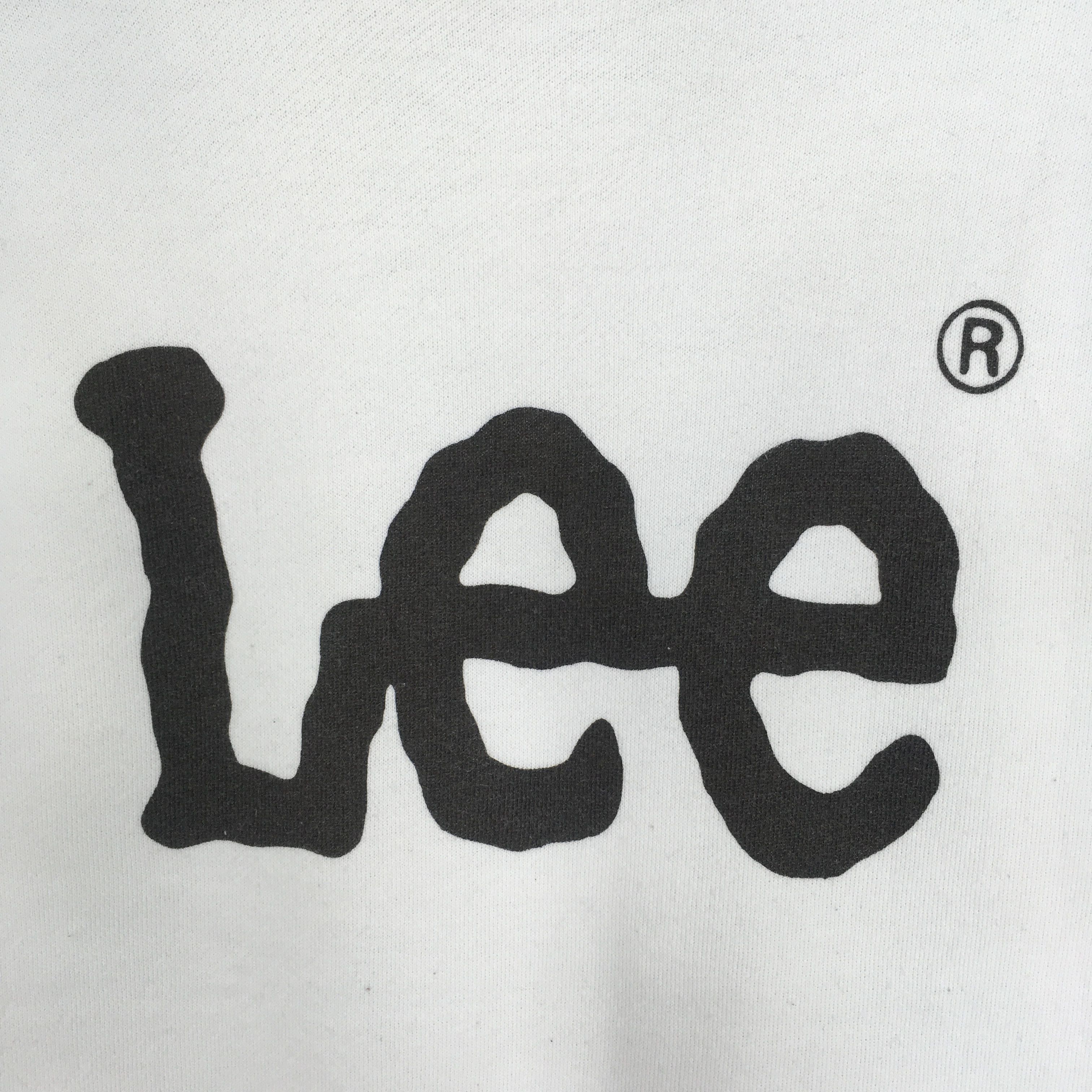 Lee Vintage 90's Lee Usa White Sweatshirt - 143 Size US L / EU 52-54 / 3 - 4 Thumbnail