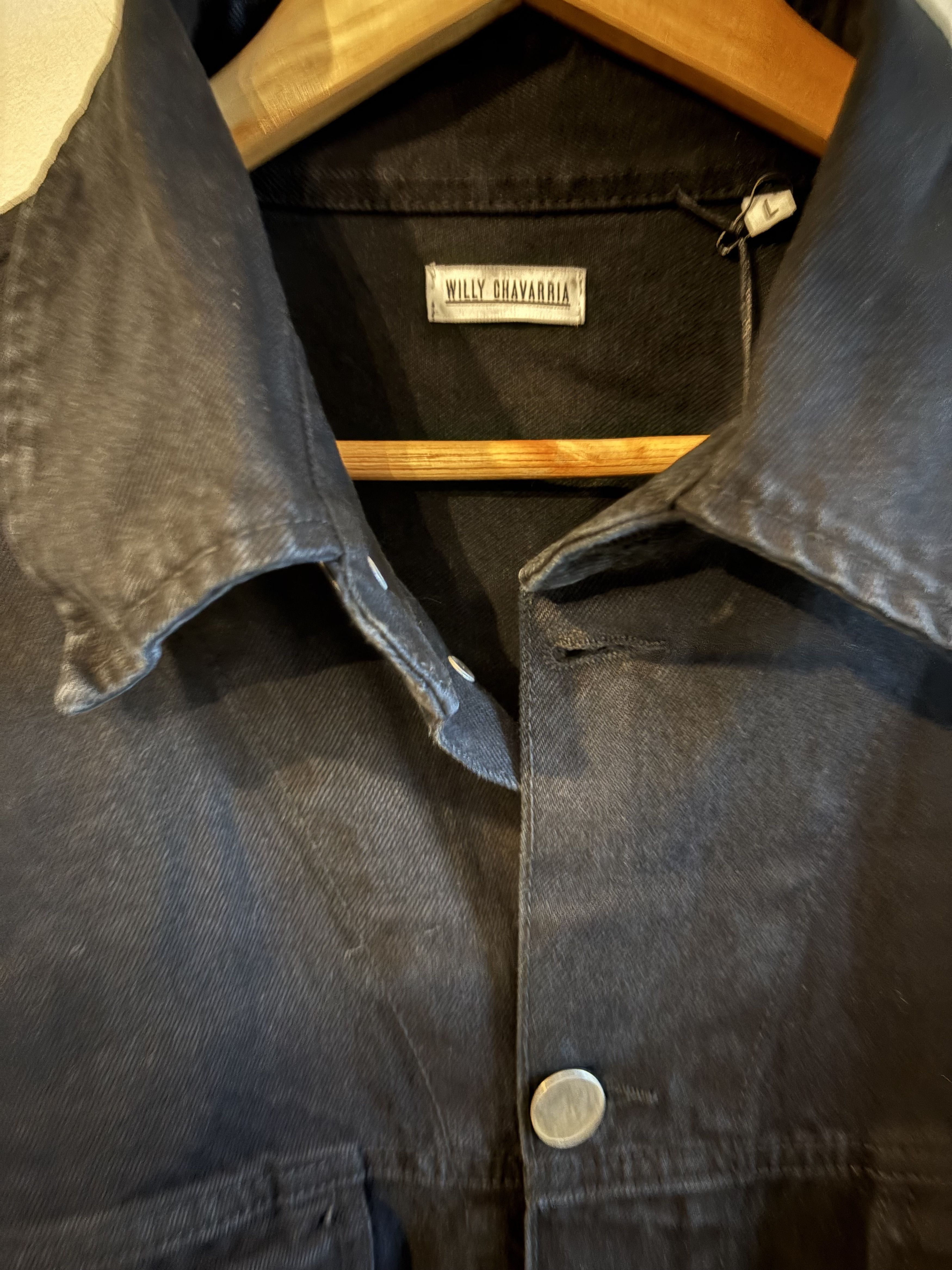 Willy Chavarria Willy Chavarria Denim Jacket Size US L / EU 52-54 / 3 - 6 Thumbnail