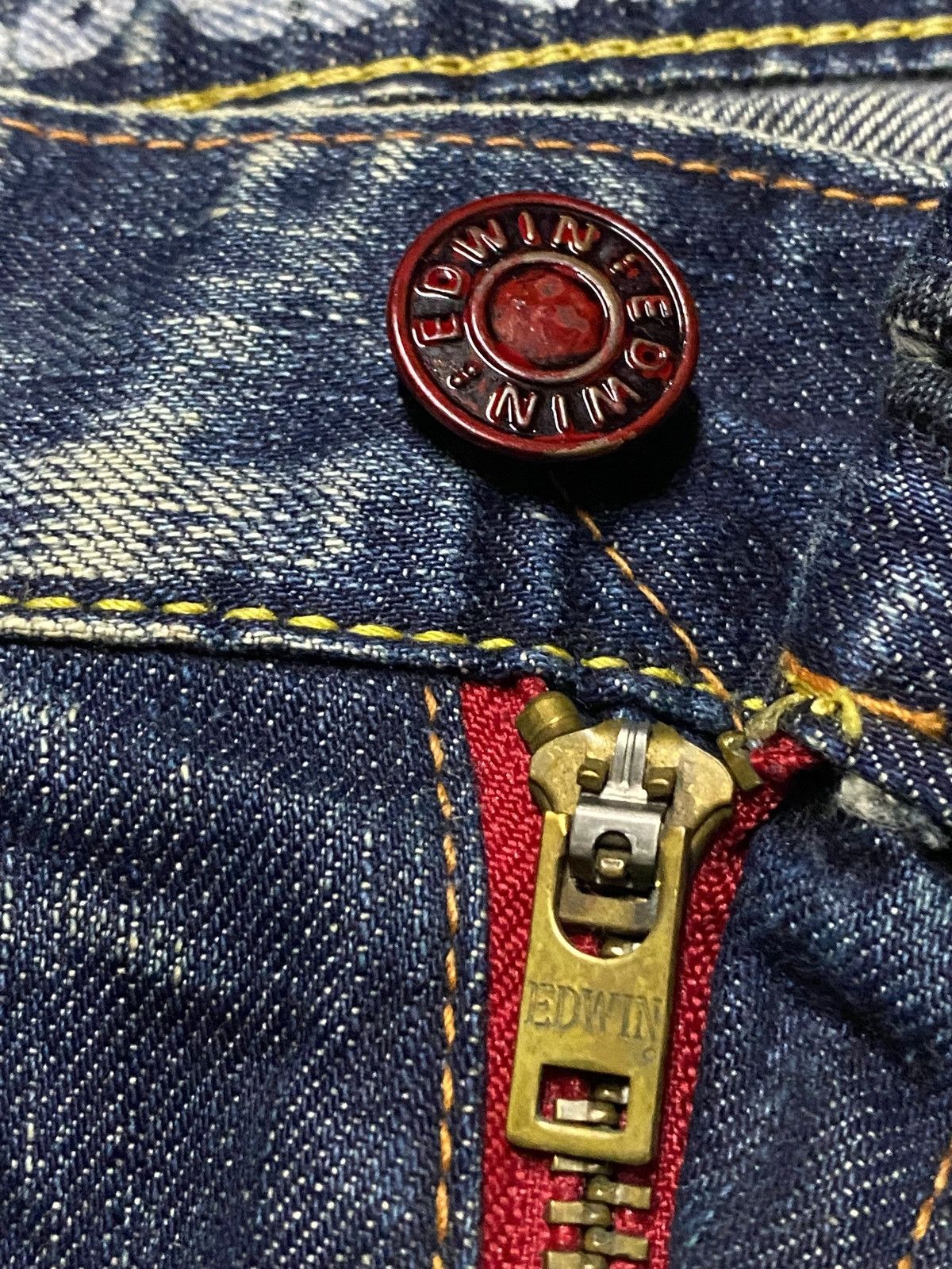Edwin Vintage Japanese Brand Edwin 503 Rusty Little Bootcut Jeans Size US 32 / EU 48 - 9 Thumbnail