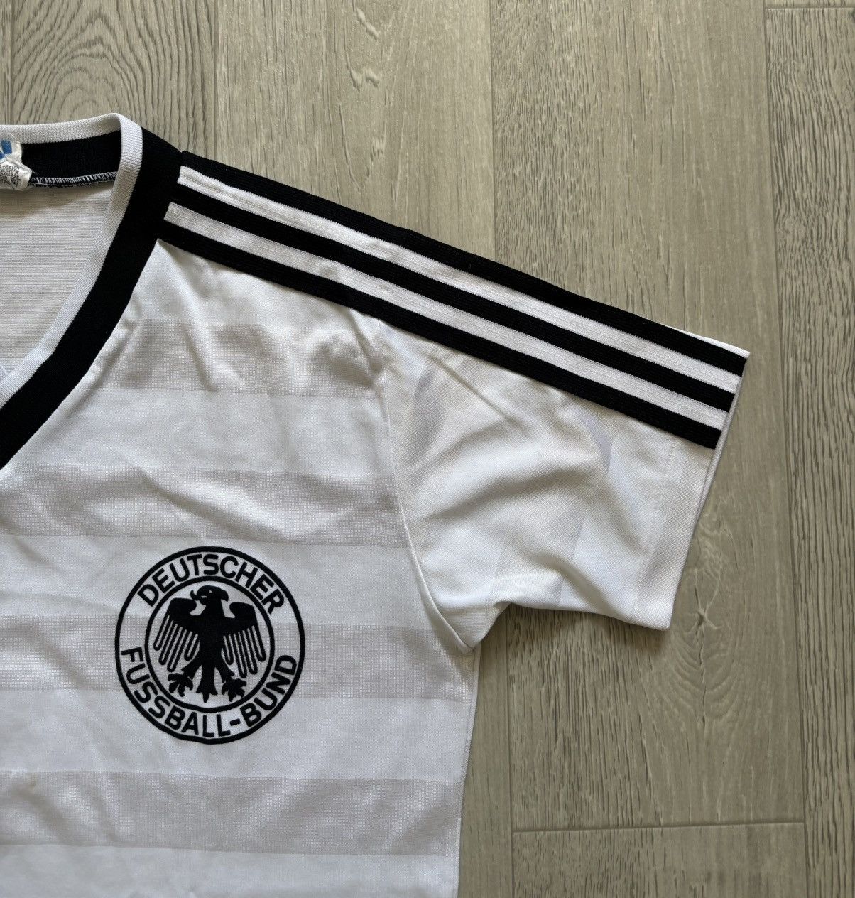 Adidas Vintage Adidas Germany Football Soccer Jersey 1984 Rare 🔥 Size US S / EU 44-46 / 1 - 3 Thumbnail